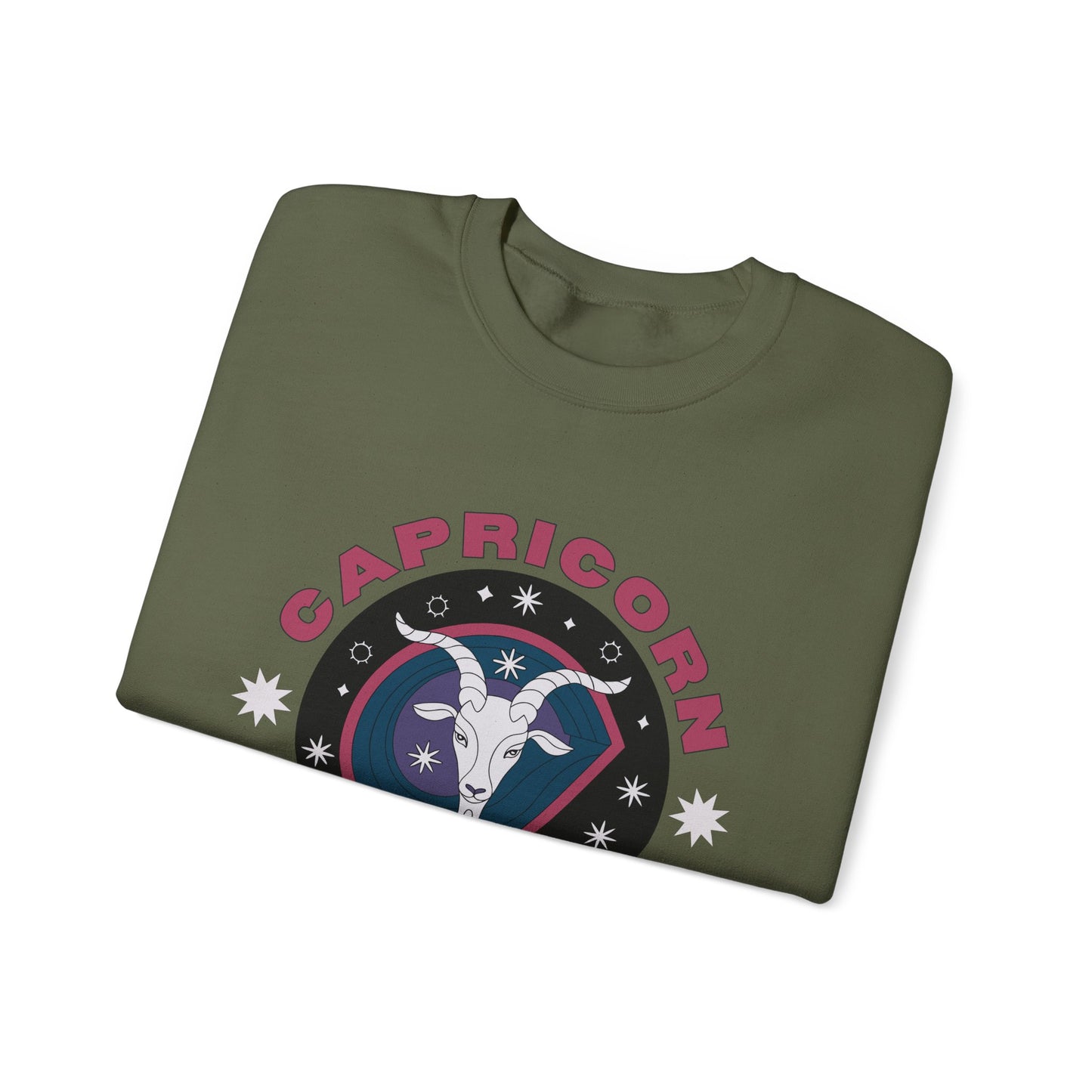Keep It Cosmic - Retro Star Sign Astro Sweatshirt | Capricorn