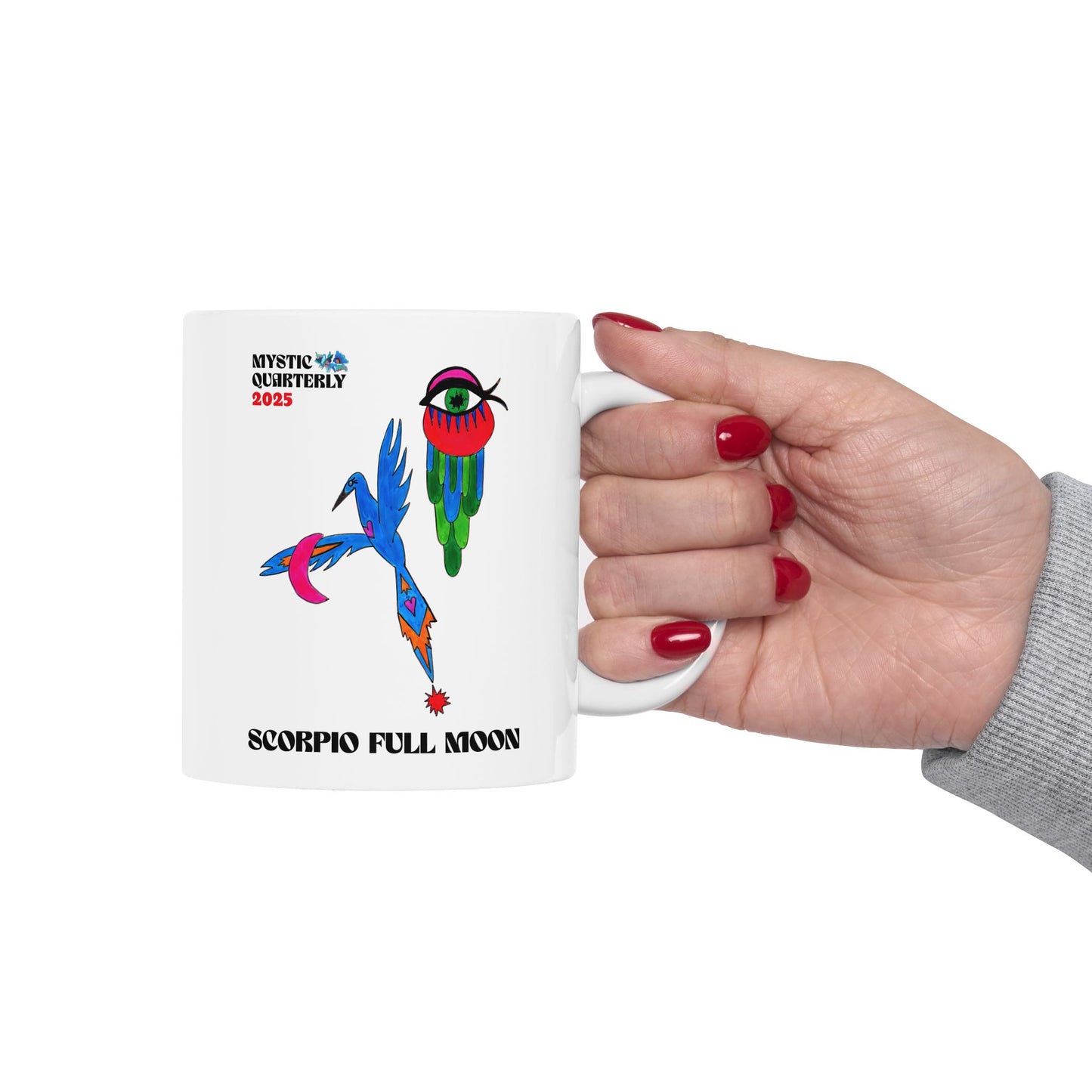 Scorpio Full Moon 2025 Ceramic Mug (11oz / 15oz)