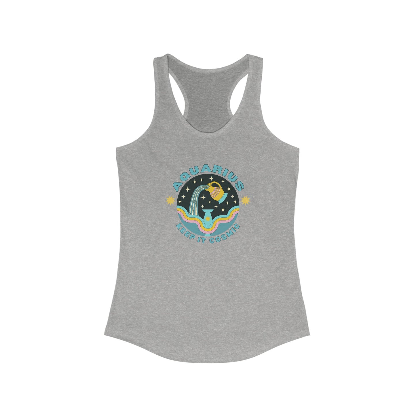 Keep it Cosmic Aquarius Retro Astrology Tank