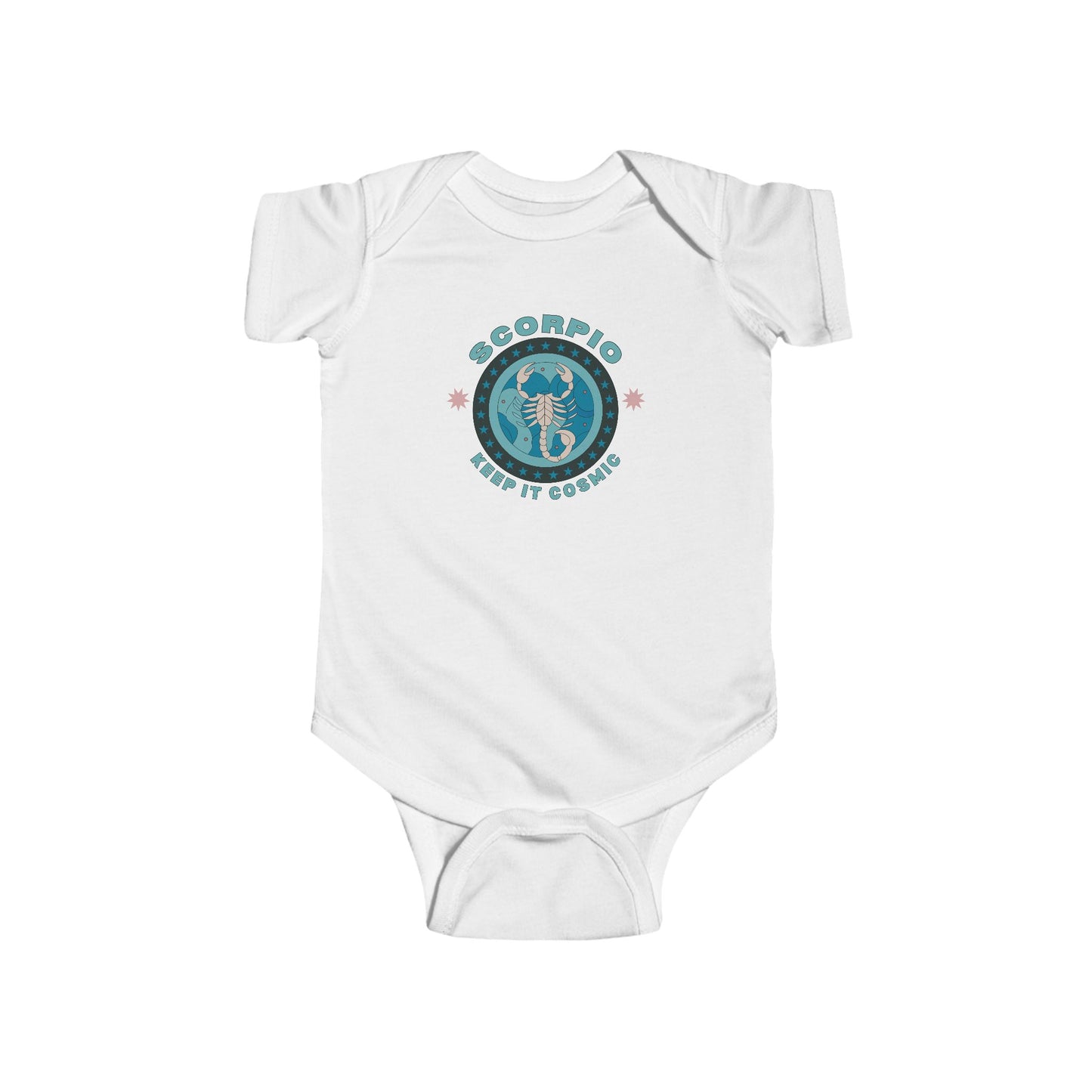 Scorpio Baby Onesie | Keep it Cosmic Zodiac Cotton Bodysuit for Babies 0-24M