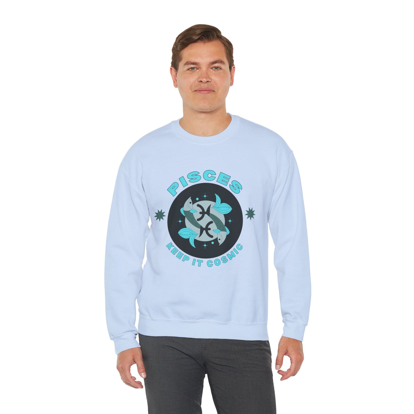 Keep It Cosmic - Retro Star Sign Astro Sweatshirt | Pisces