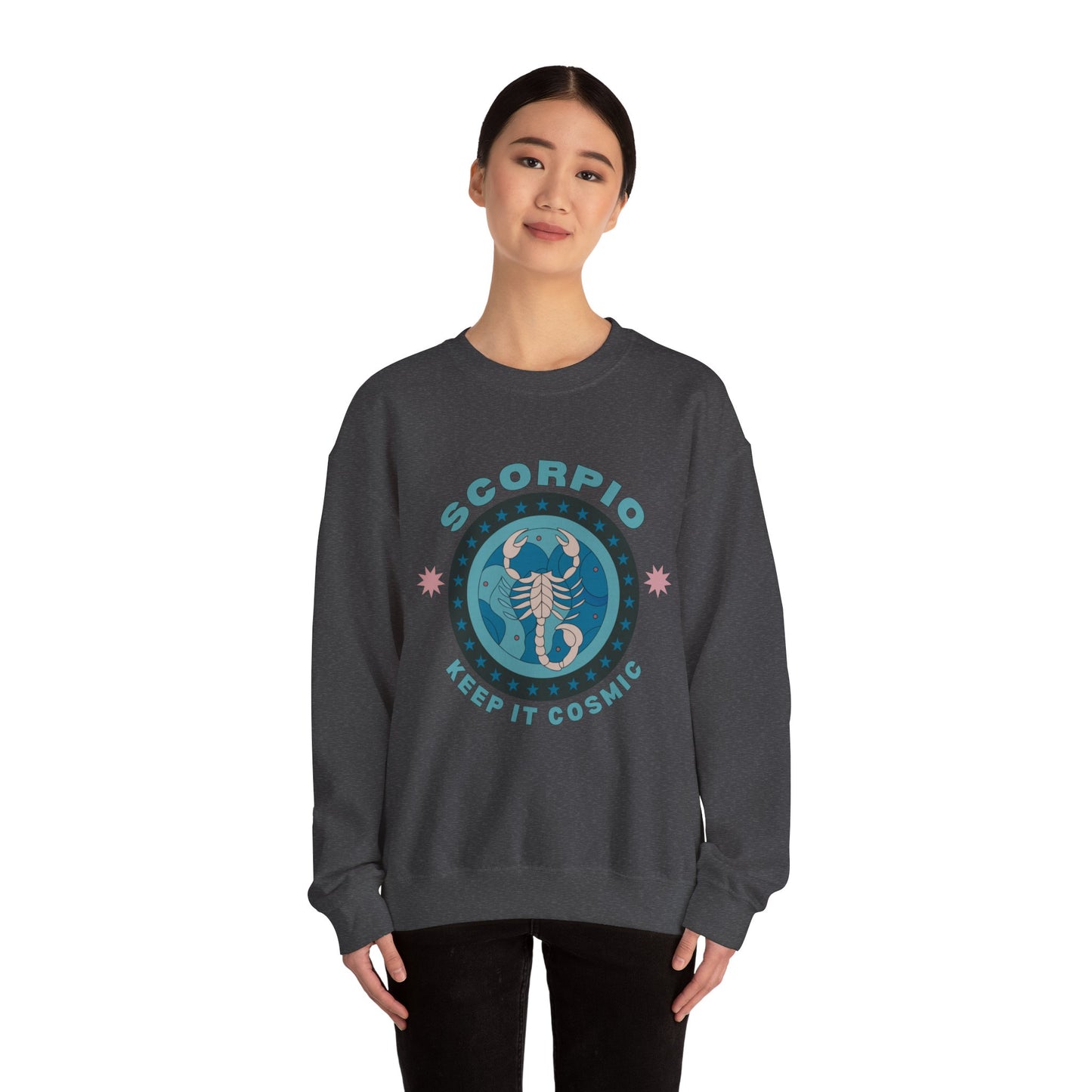 Keep It Cosmic - Retro Star Sign Astro Sweatshirt | Scorpio