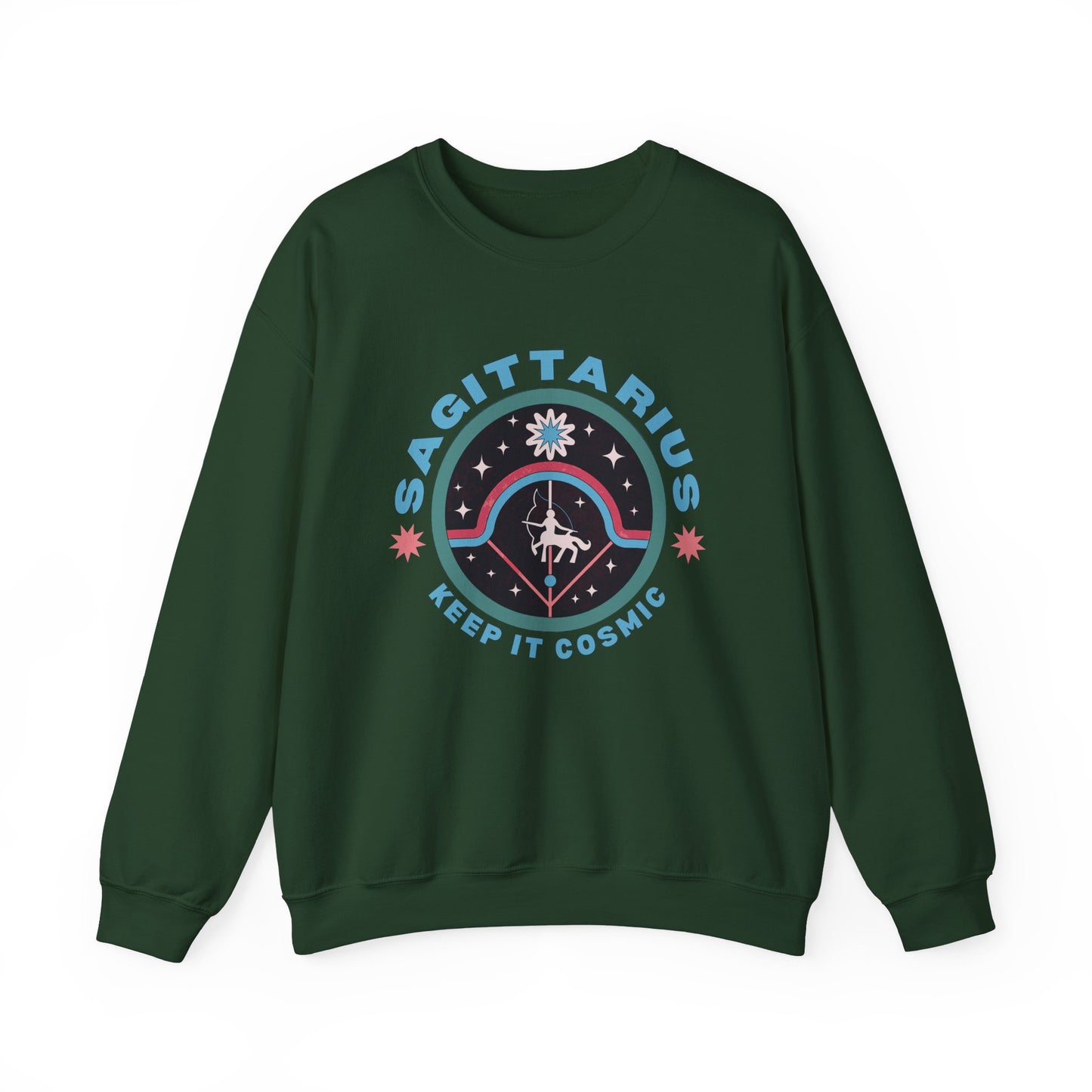 Keep It Cosmic - Retro Star Sign Astro Sweatshirt | Sagittarius
