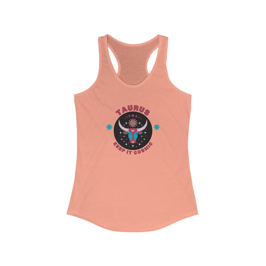 Keep it Cosmic Retro Taurus Astrology Tank