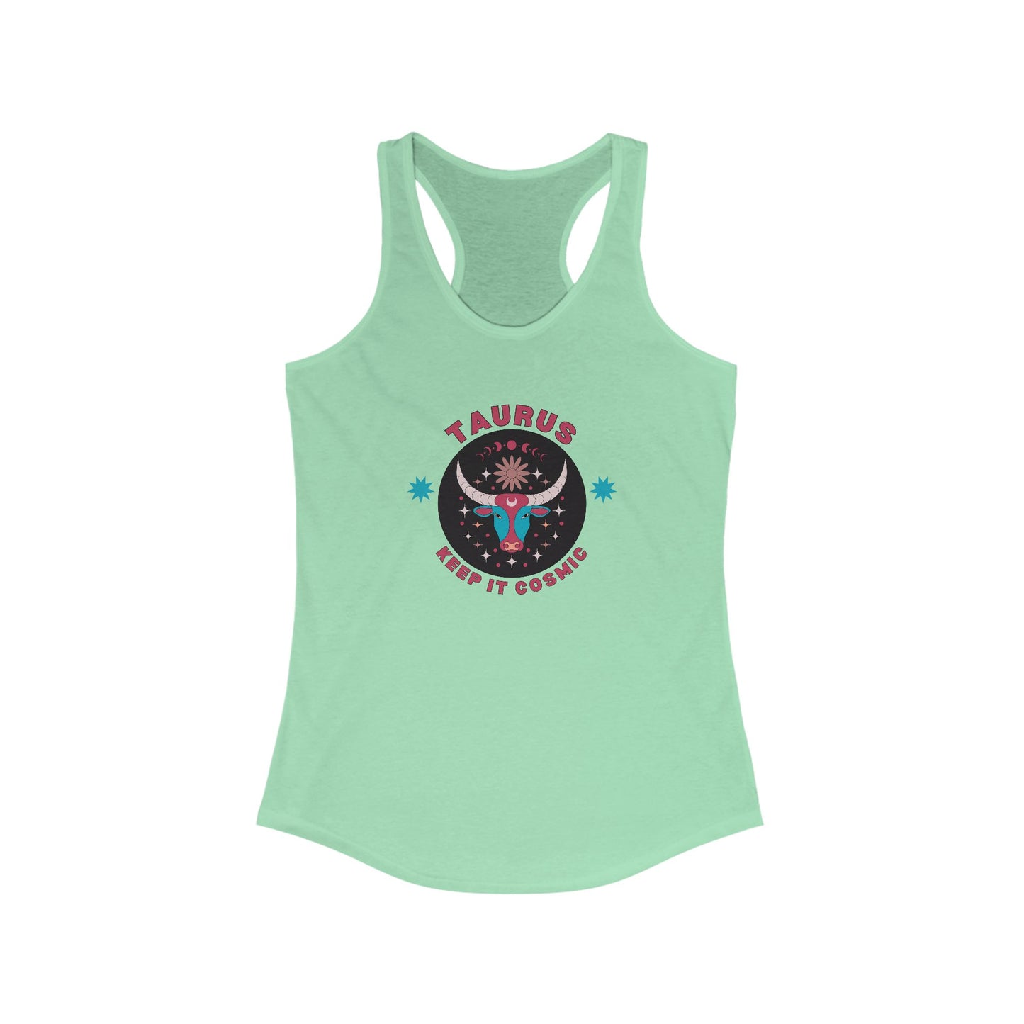 Keep it Cosmic Retro Taurus Astrology Tank