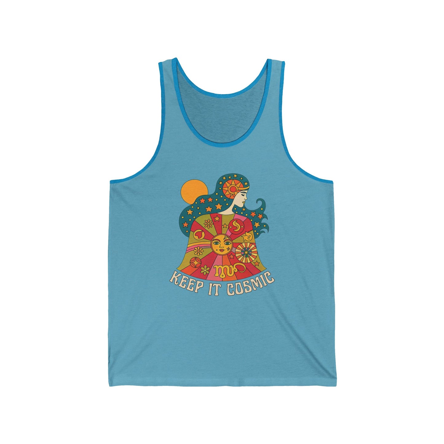 Star Oracle Keep it Cosmic Astro Retro Tank