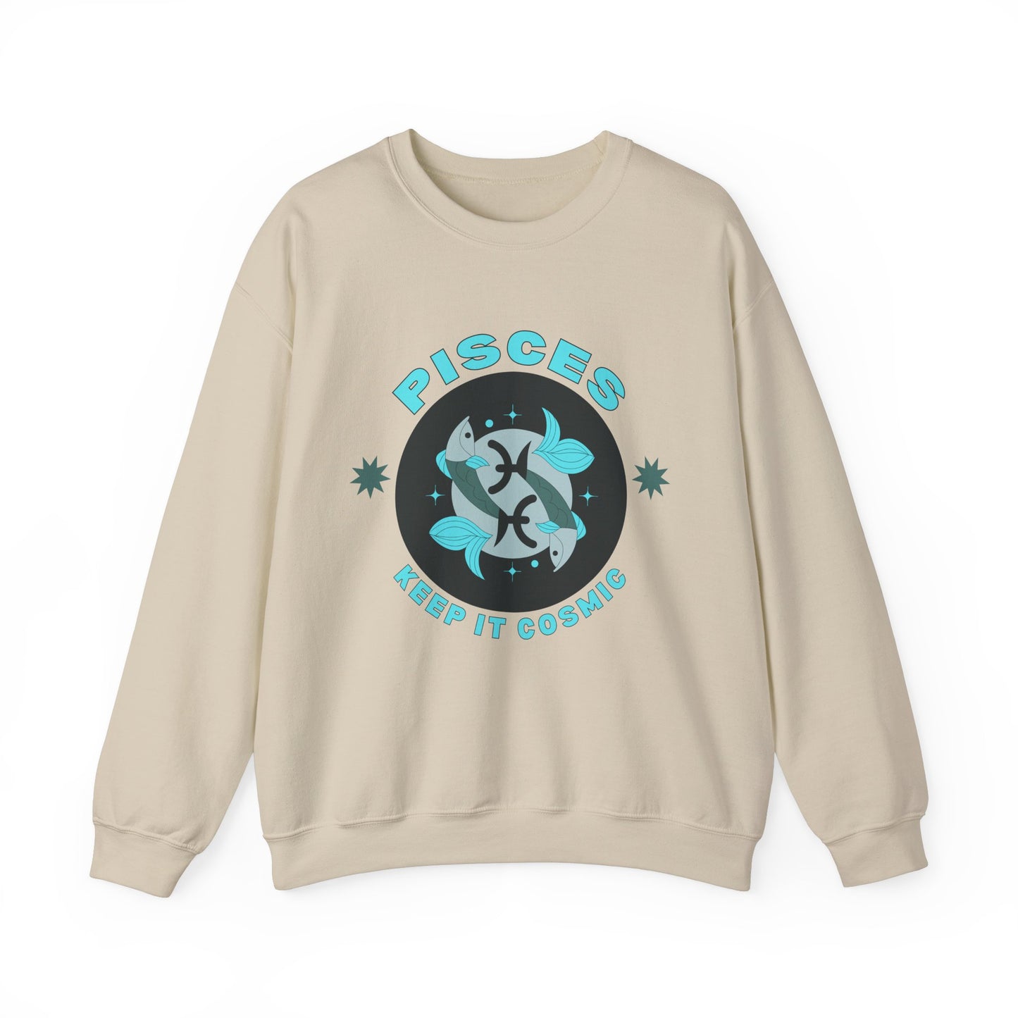 Keep It Cosmic - Retro Star Sign Astro Sweatshirt | Pisces