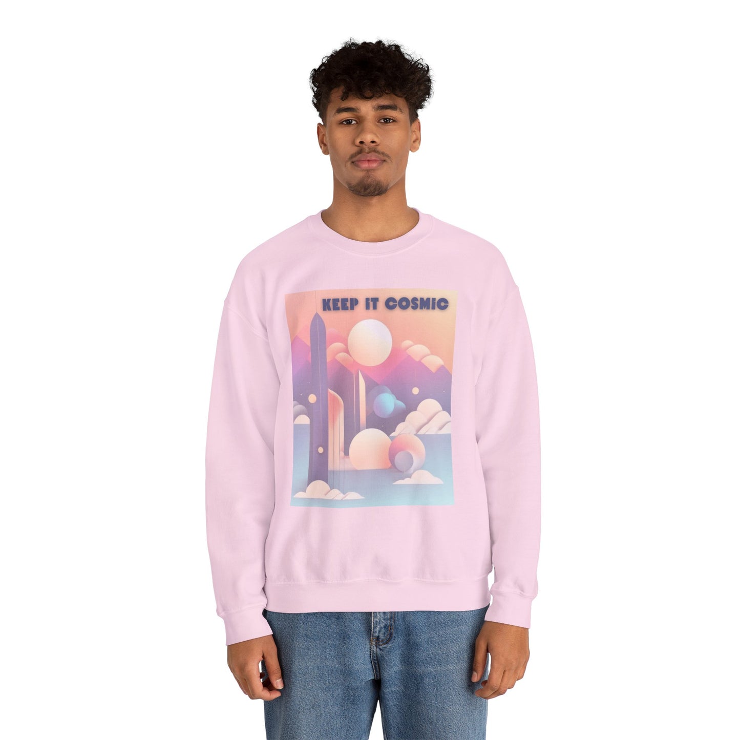 Pastel Cosmos Celestial Aesthetic Sweatshirt – Keep It Cosmic Crewneck