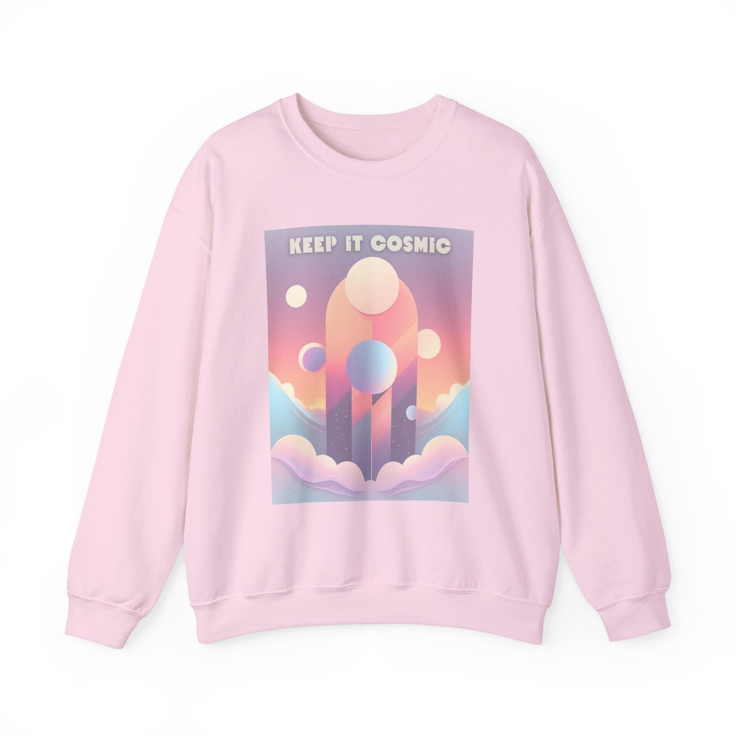 Pastel Cosmos Sweatshirt – Keep It Cosmic Celestial Aesthetic Crewneck