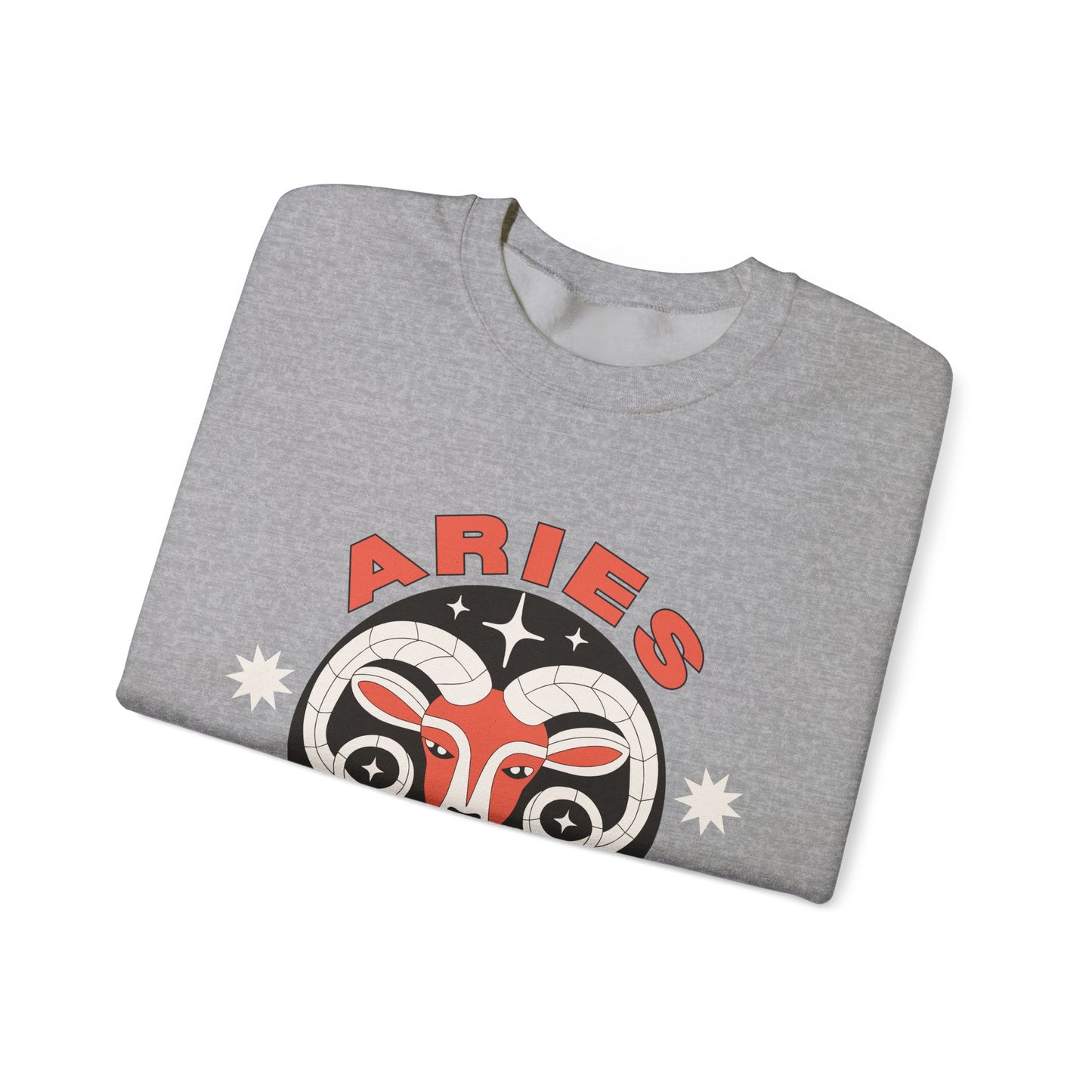 Keep It Cosmic - Retro Star Sign Astro Sweatshirt | Aries