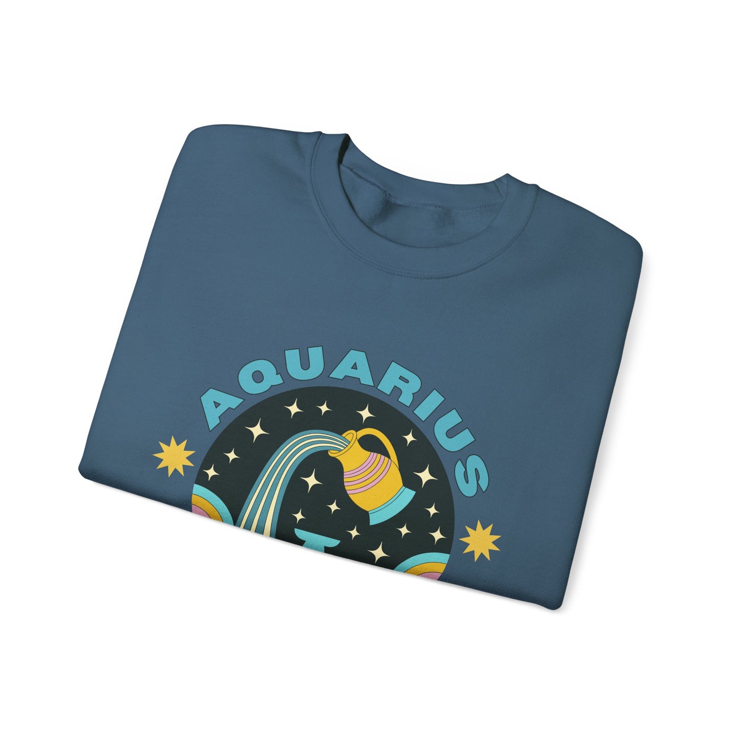Keep It Cosmic - Retro Star Sign Astro Sweatshirt | Aquarius