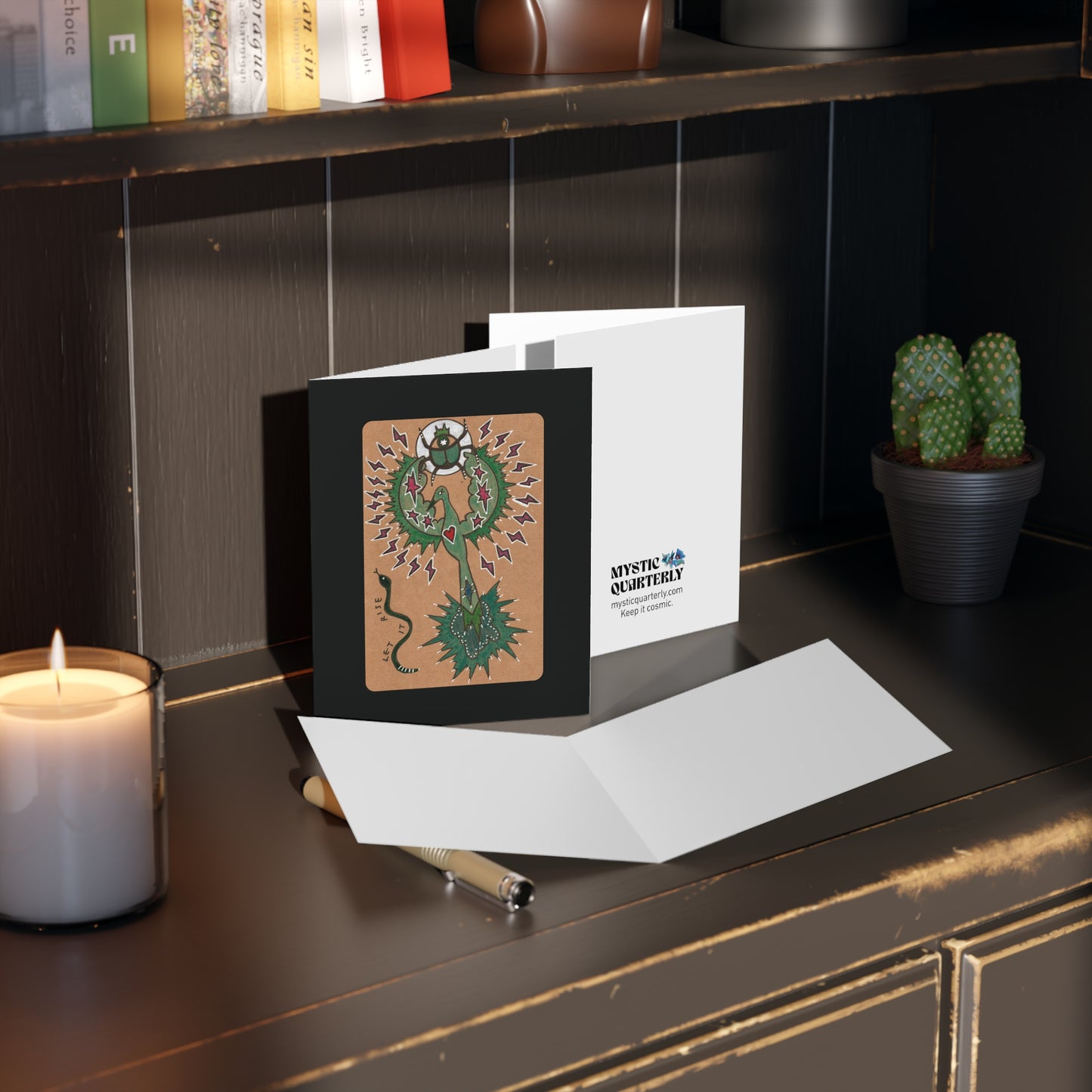 Ancient Symbols Abstract Greeting Card Set of 8