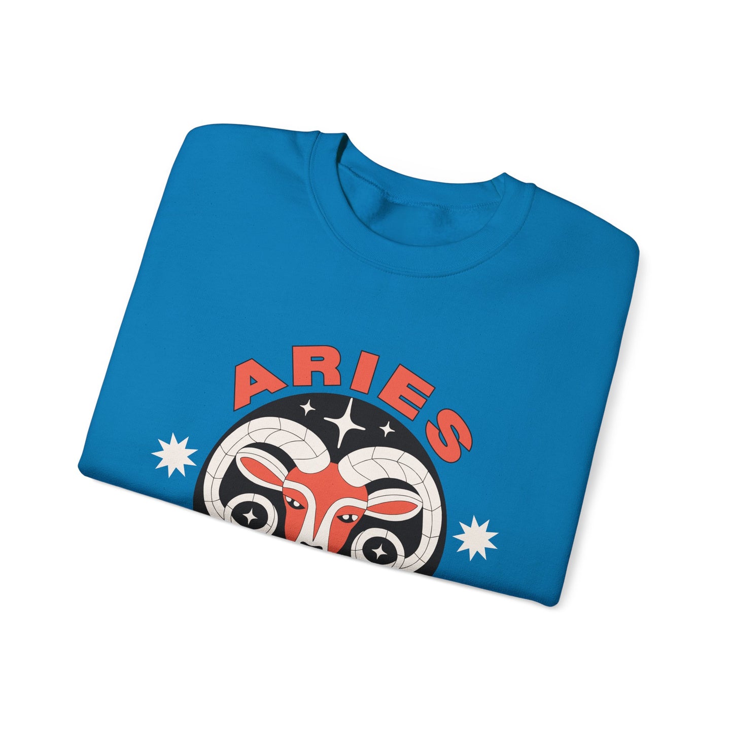 Keep It Cosmic - Retro Star Sign Astro Sweatshirt | Aries
