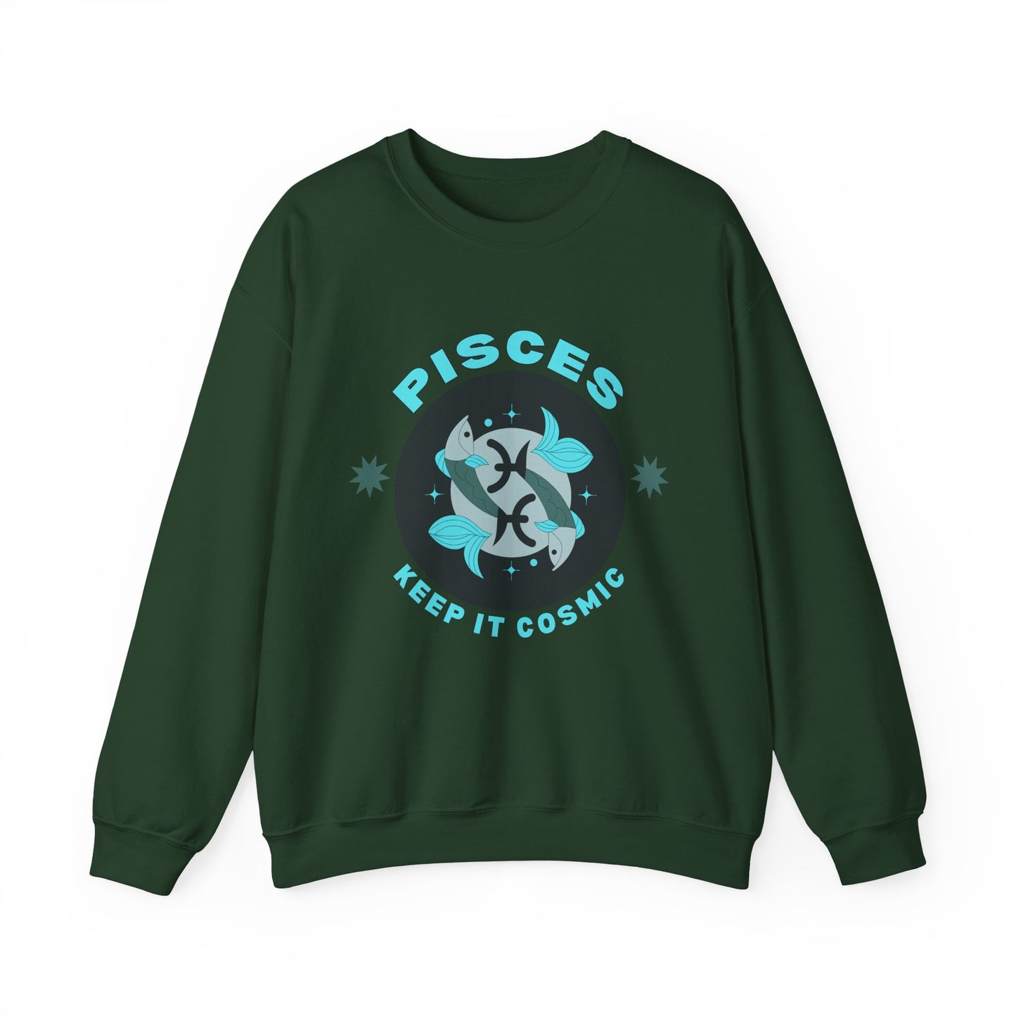 Keep It Cosmic - Retro Star Sign Astro Sweatshirt | Pisces