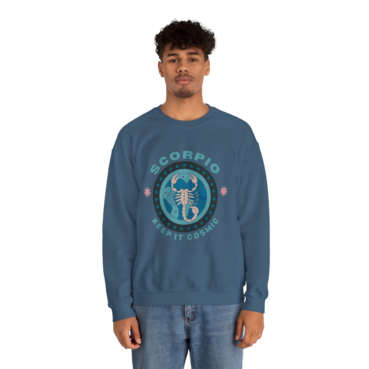Keep It Cosmic - Retro Star Sign Astro Sweatshirt | Scorpio