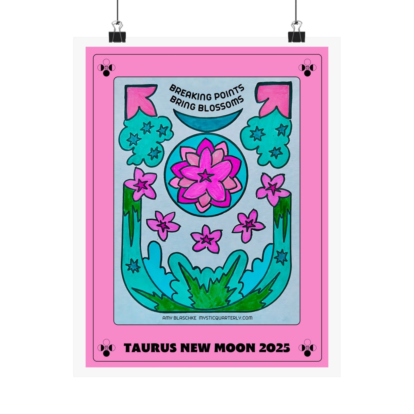 Taurus New Moon 2025 Art Print — Without Affirmation