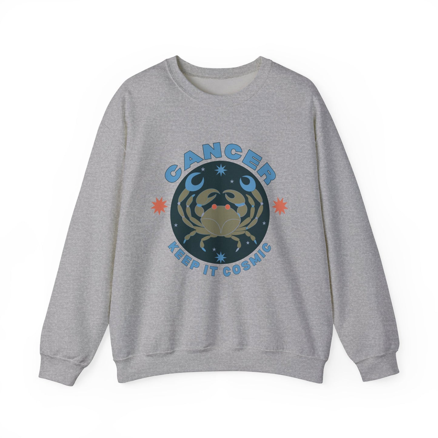 Keep It Cosmic - Retro Star Sign Astro Sweatshirt | Cancer