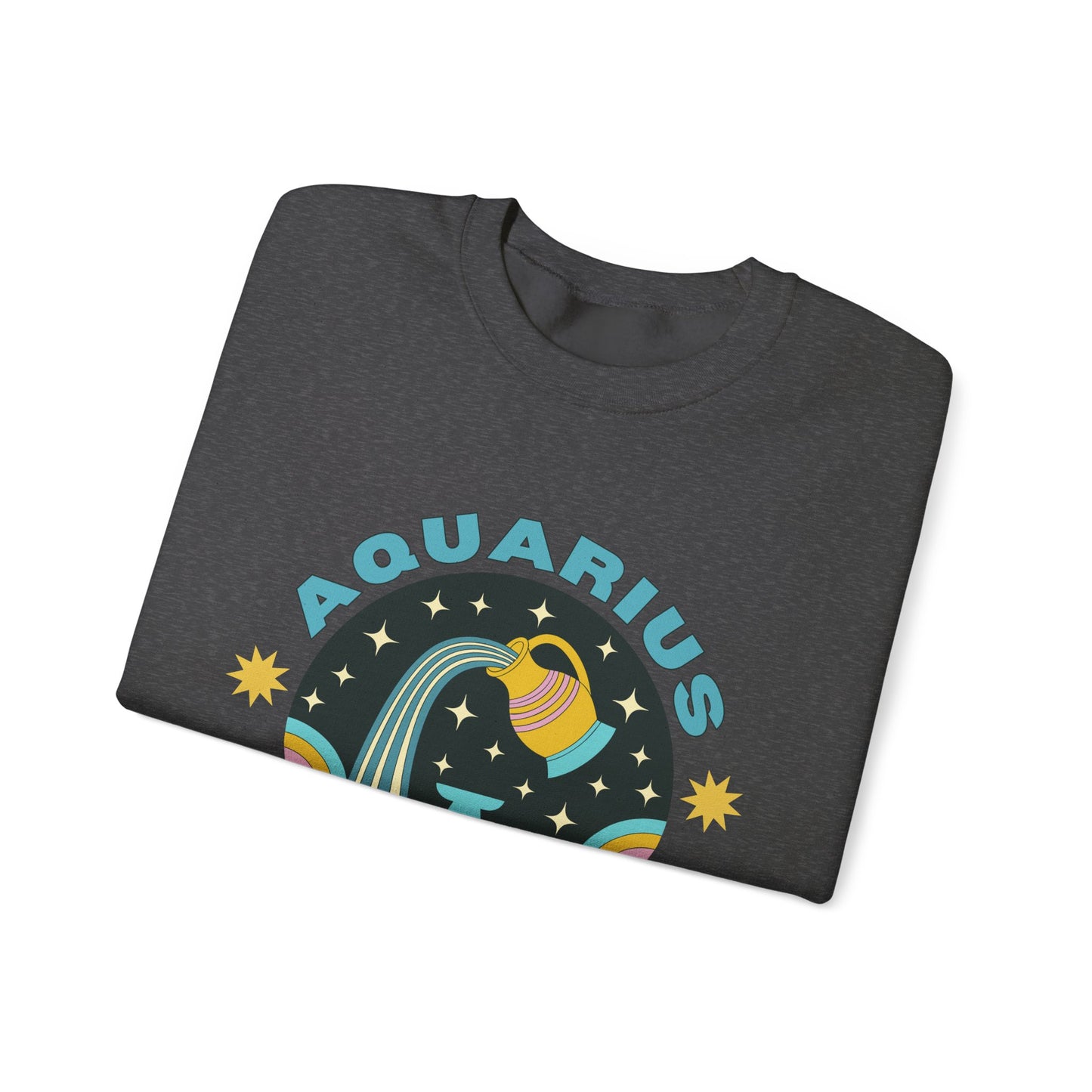 Keep It Cosmic - Retro Star Sign Astro Sweatshirt | Aquarius