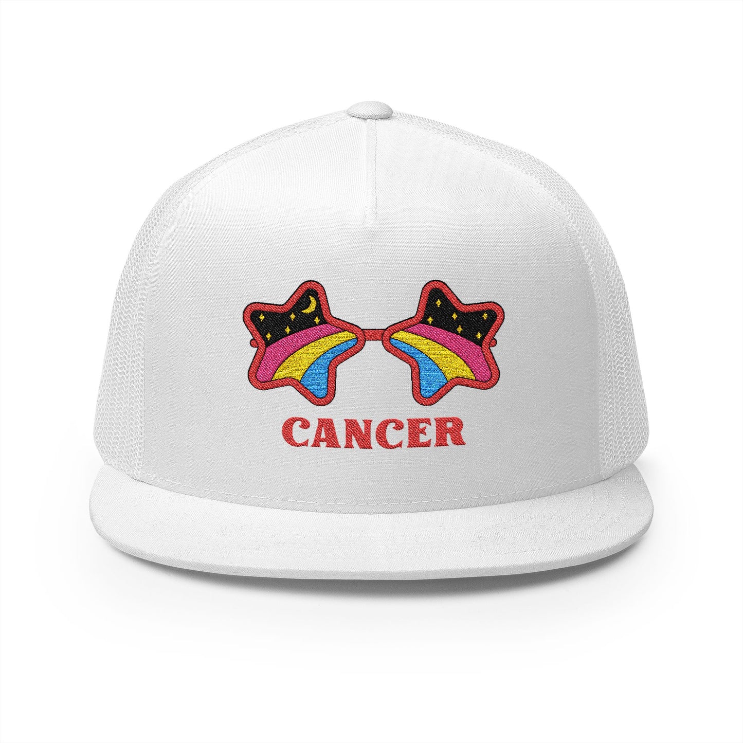 Retro Zodiac Sign Trucker Hat — Cancer