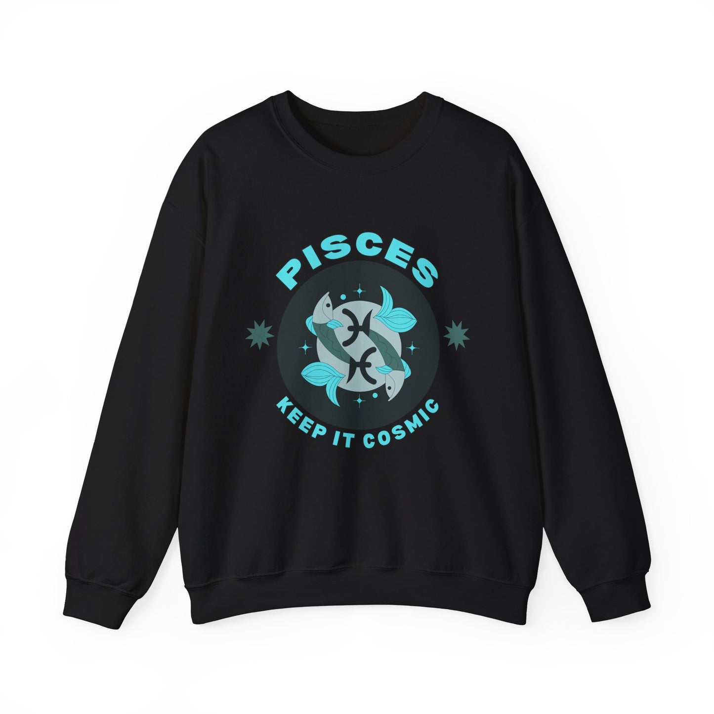 Keep It Cosmic - Retro Star Sign Astro Sweatshirt | Pisces