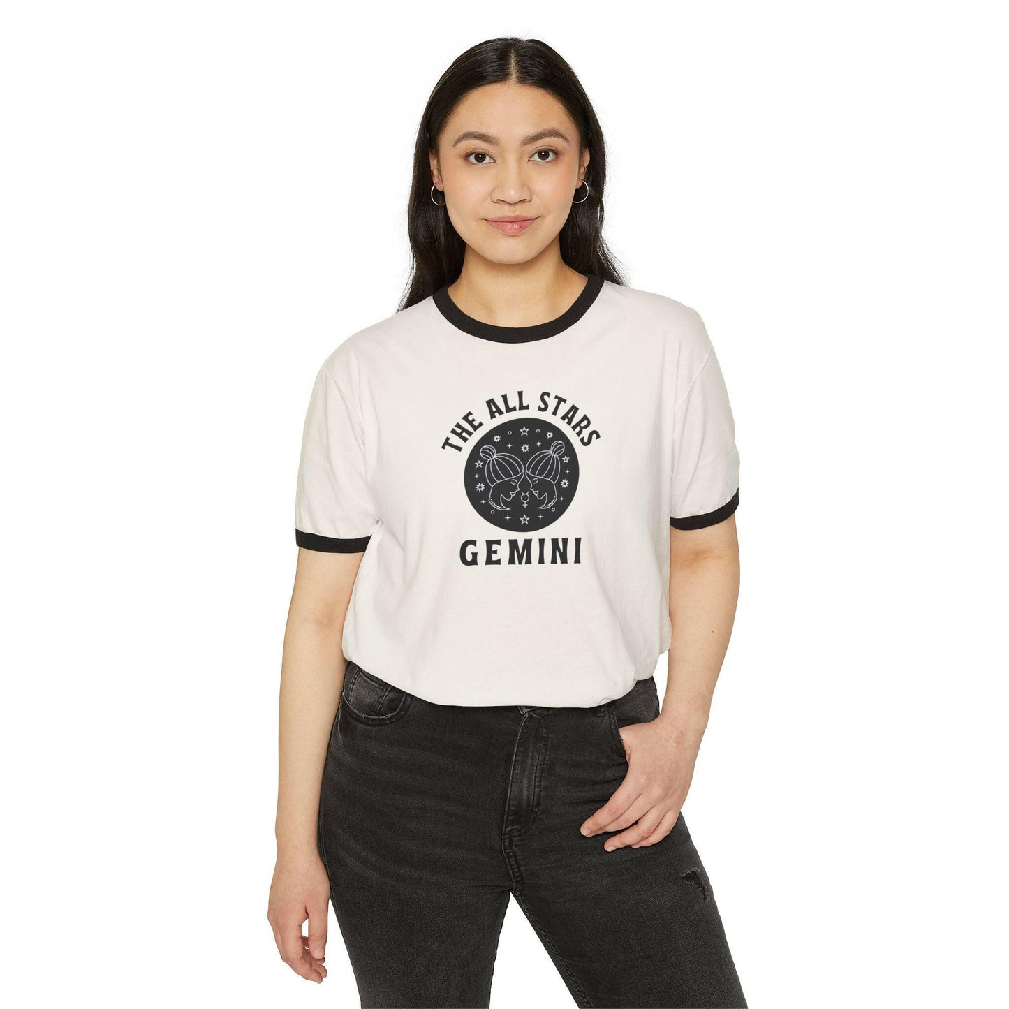 Gemini All Stars Ringer T-Shirt – Retro Gemini Tee