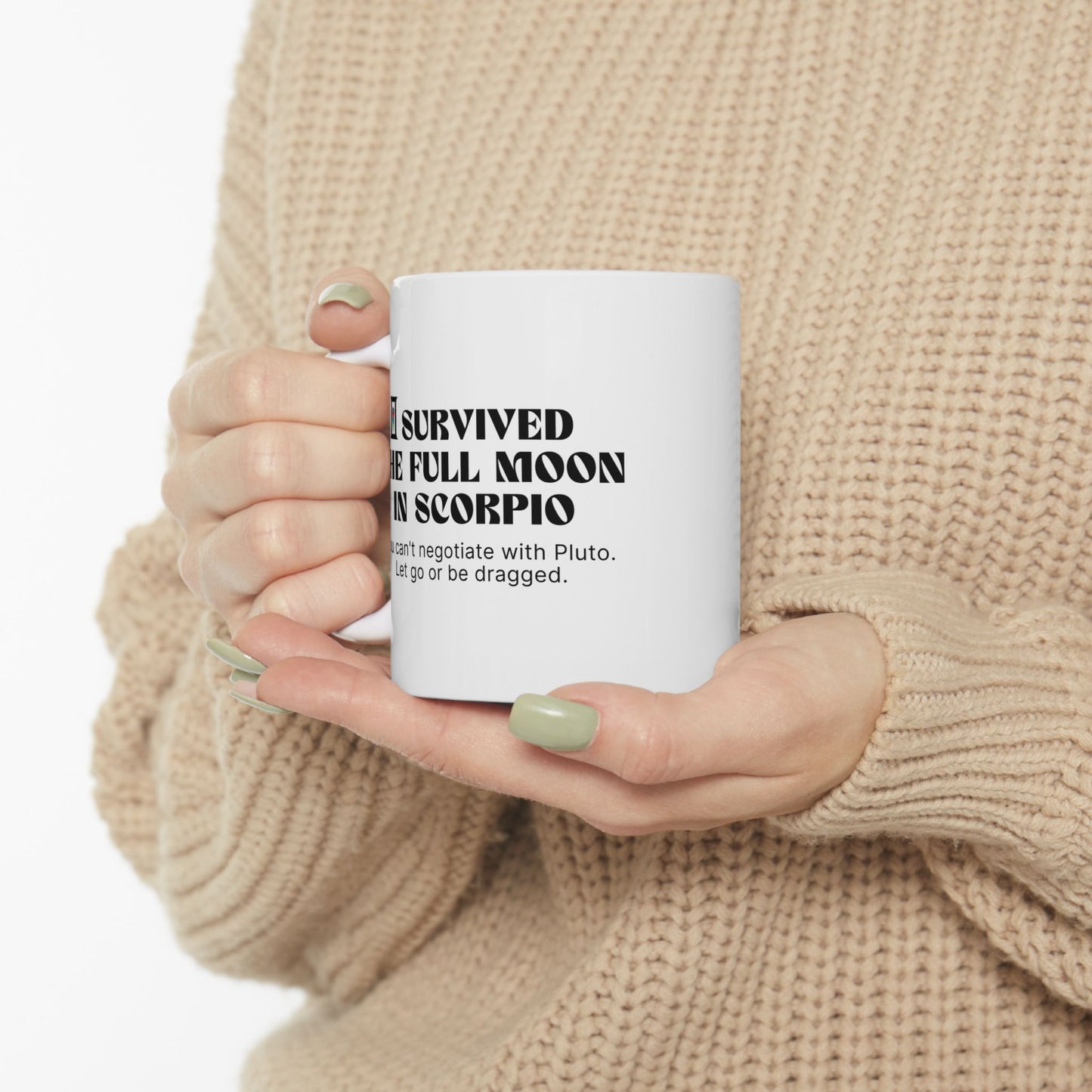 Scorpio Full Moon 2025 Ceramic Mug (11oz / 15oz)