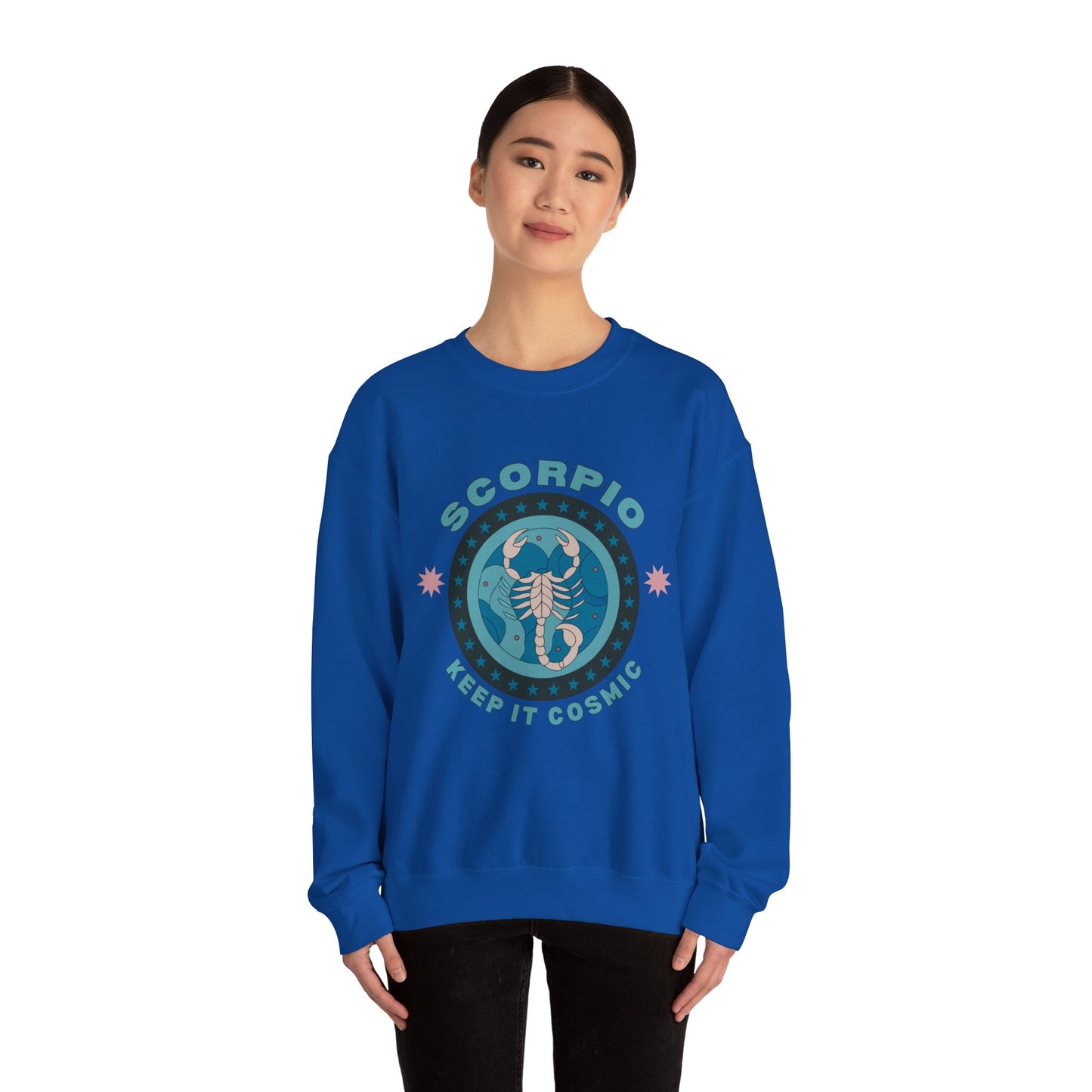 Keep It Cosmic - Retro Star Sign Astro Sweatshirt | Scorpio