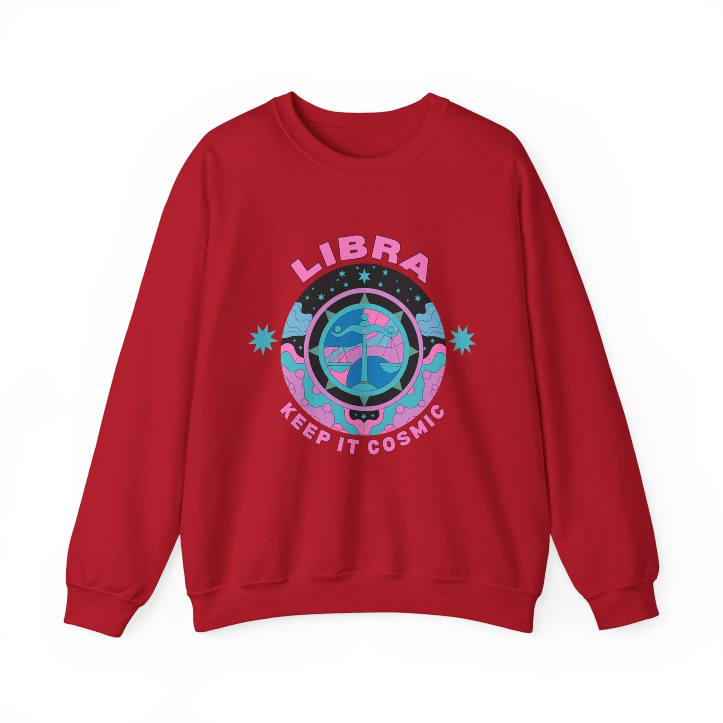 Keep It Cosmic - Retro Star Sign Astro Sweatshirt | Libra