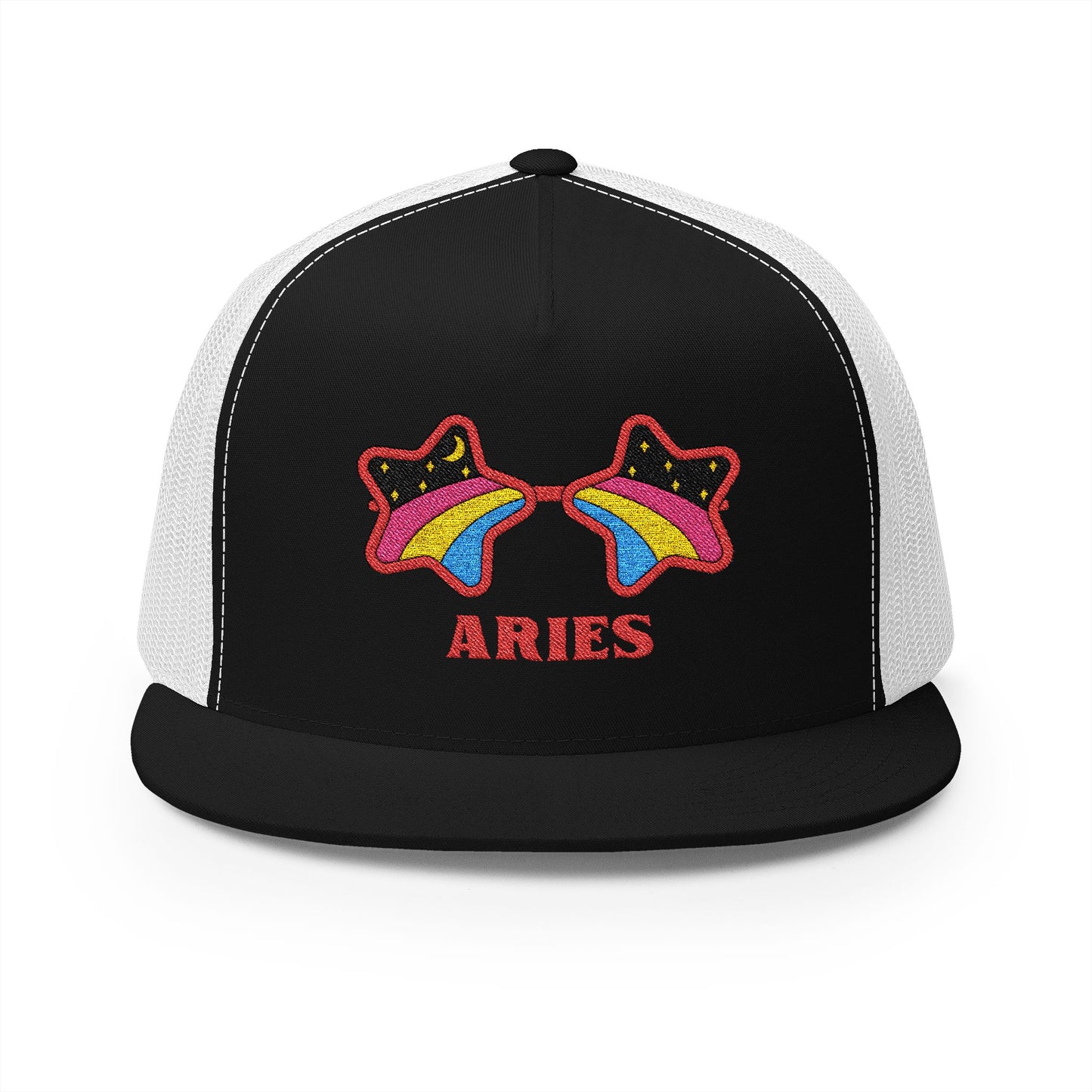 Retro Zodiac Sign Trucker Hat — Aries