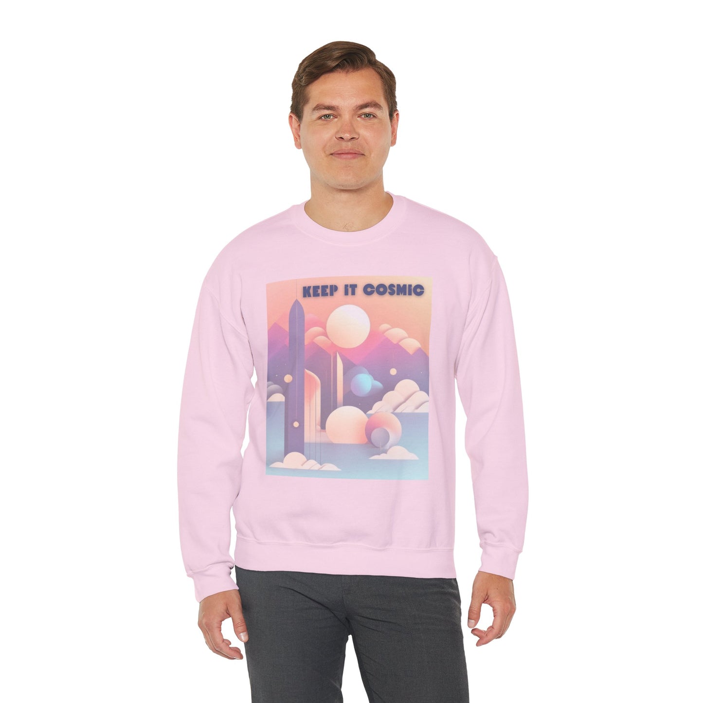 Pastel Cosmos Celestial Aesthetic Sweatshirt – Keep It Cosmic Crewneck