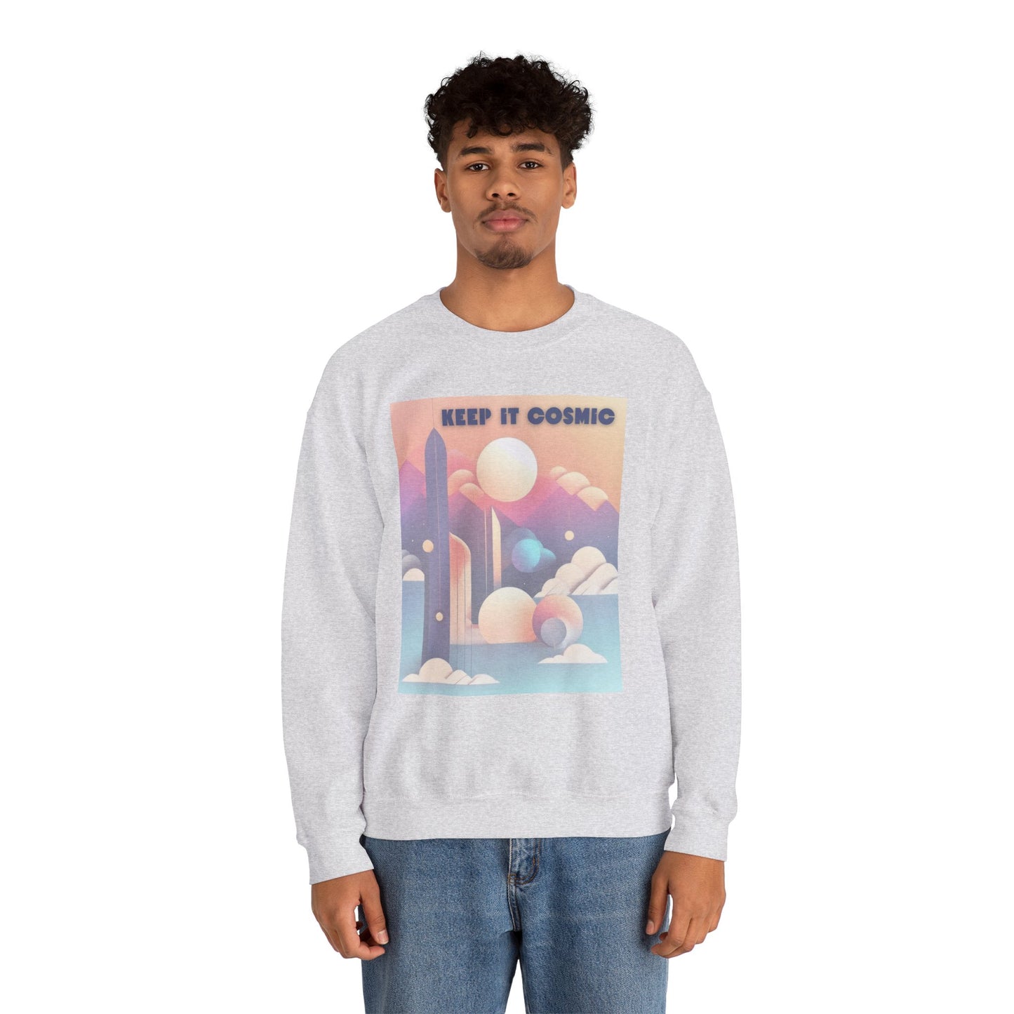 Pastel Cosmos Celestial Aesthetic Sweatshirt – Keep It Cosmic Crewneck