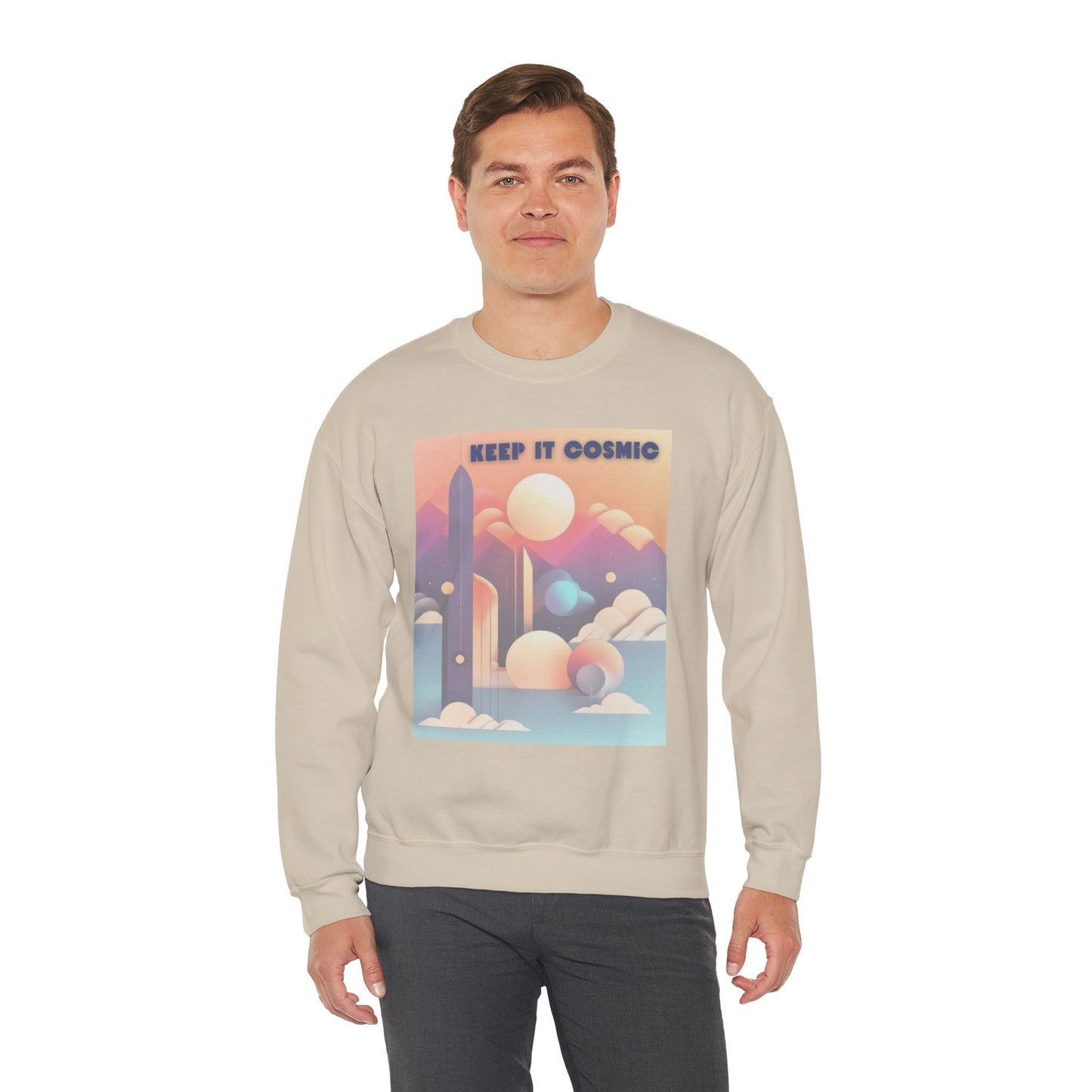 Pastel Cosmos Celestial Aesthetic Sweatshirt – Keep It Cosmic Crewneck