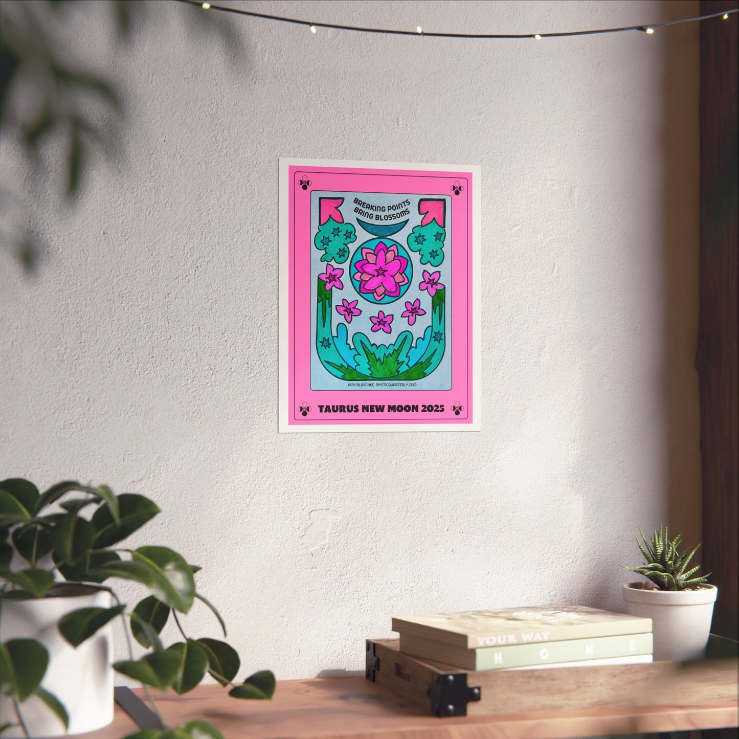 Taurus New Moon 2025 Art Print — Without Affirmation