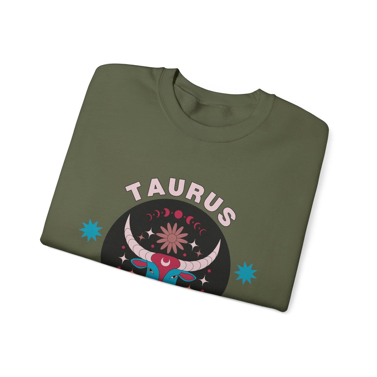 Keep It Cosmic - Retro Star Sign Astro Sweatshirt | Taurus