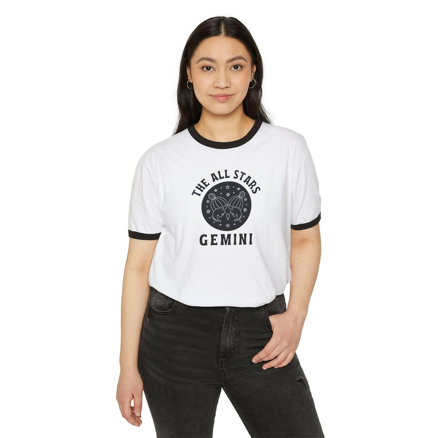 Gemini All Stars Ringer T-Shirt – Retro Gemini Tee