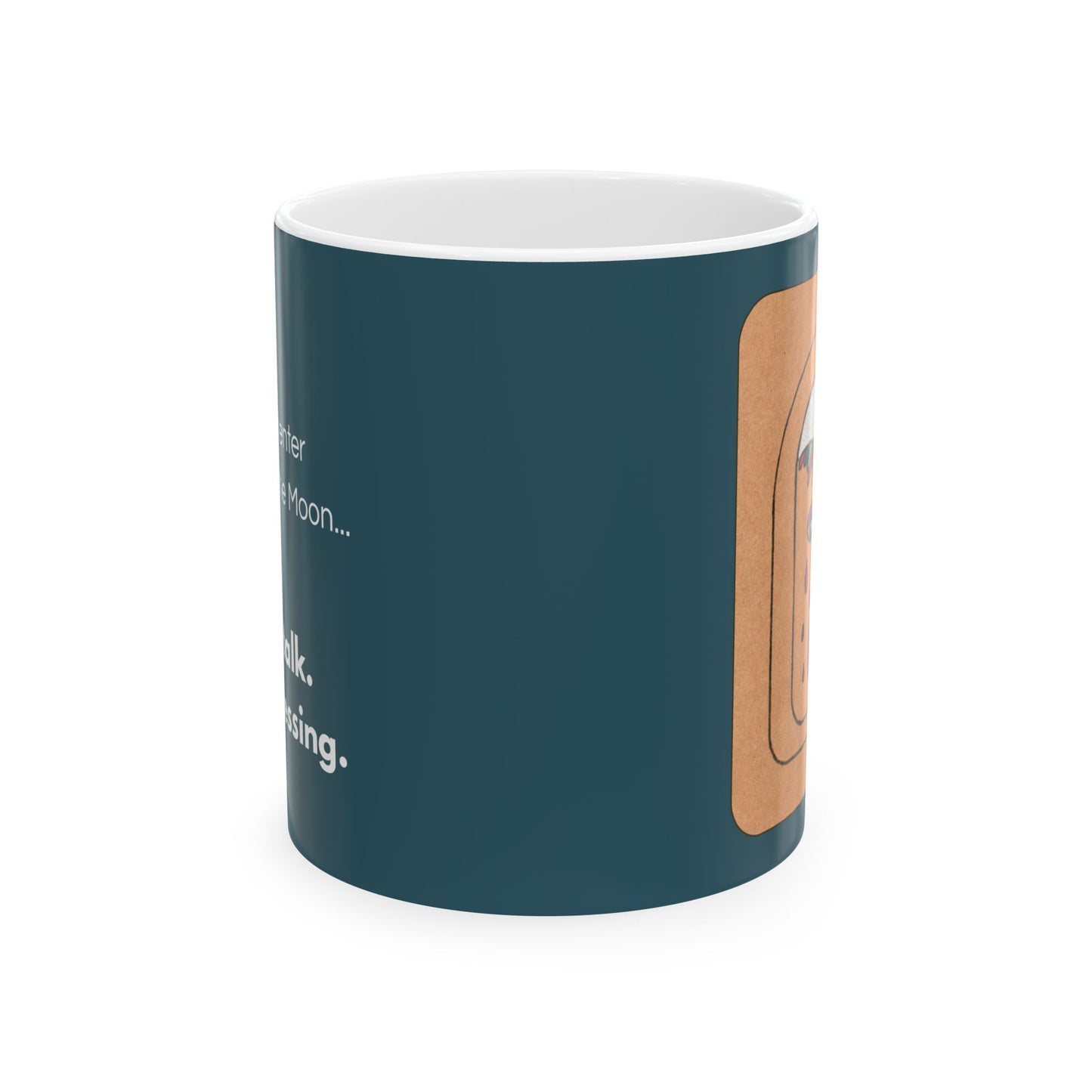 Dark Moon Mode “Can’t talk. I’m processing.” | Cosmic Art Ceramic Mug (11oz / 15oz)