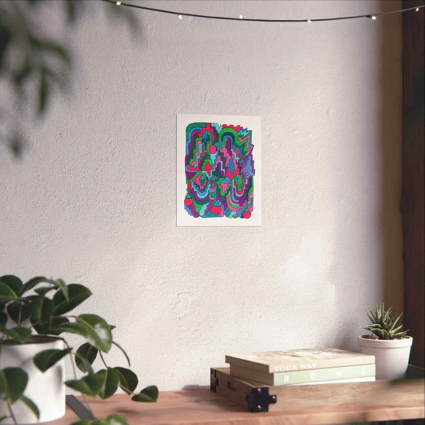 Maxed Out Abstract Maximalist Art print