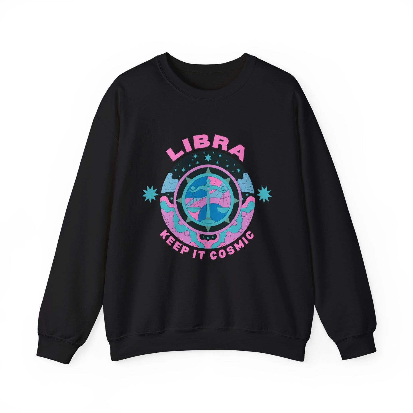 Keep It Cosmic - Retro Star Sign Astro Sweatshirt | Libra