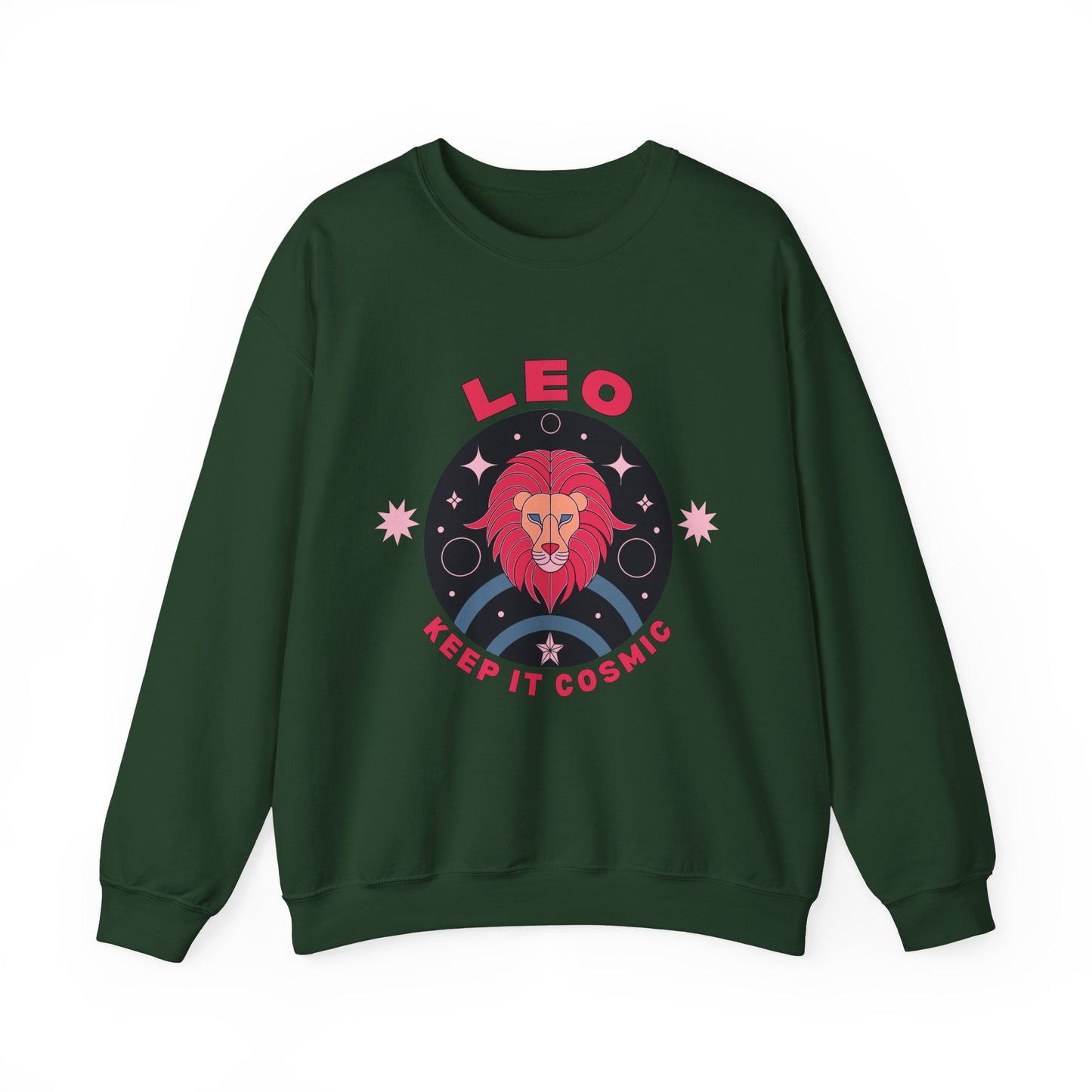Keep It Cosmic - Retro Star Sign Astro Sweatshirt | Leo