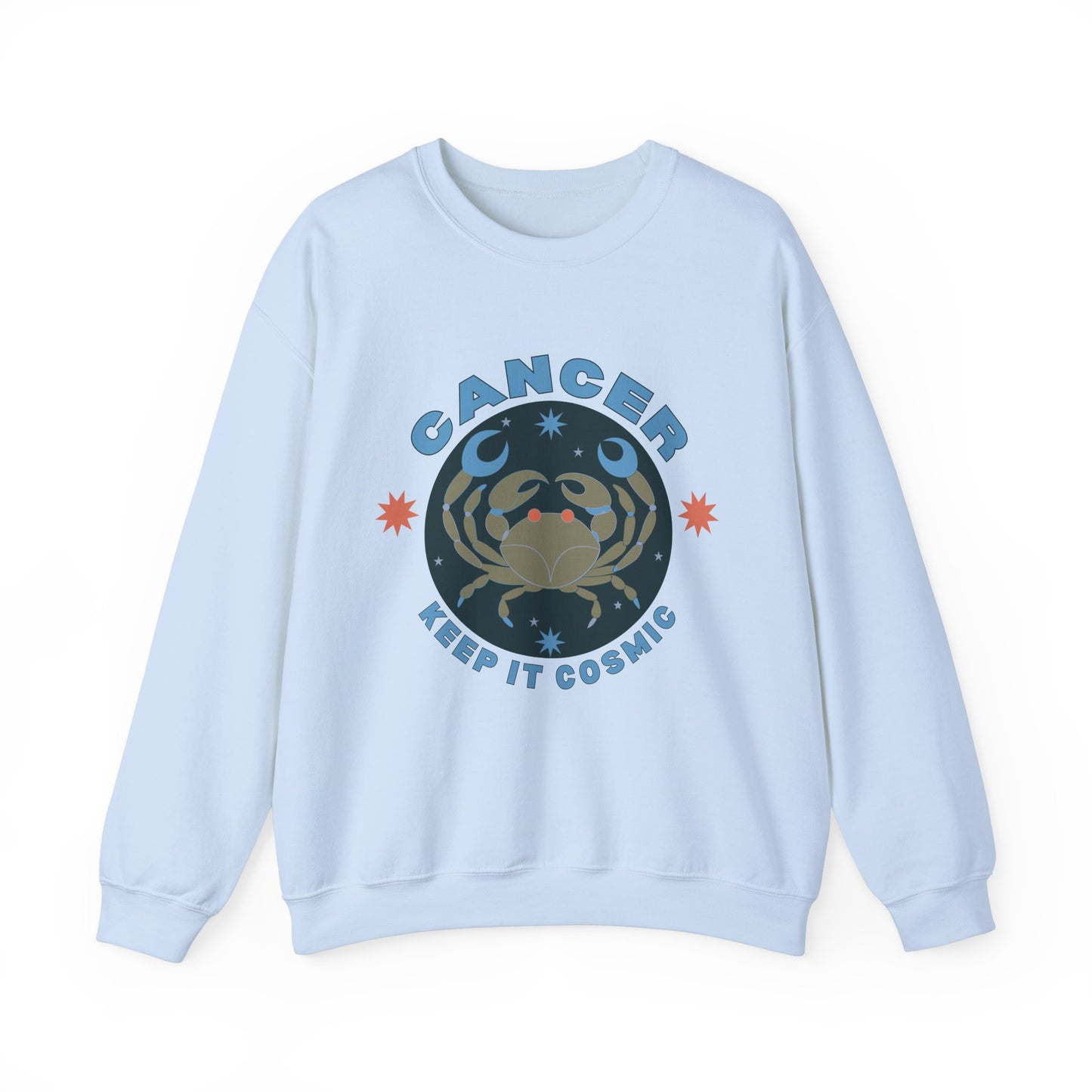 Keep It Cosmic - Retro Star Sign Astro Sweatshirt | Cancer