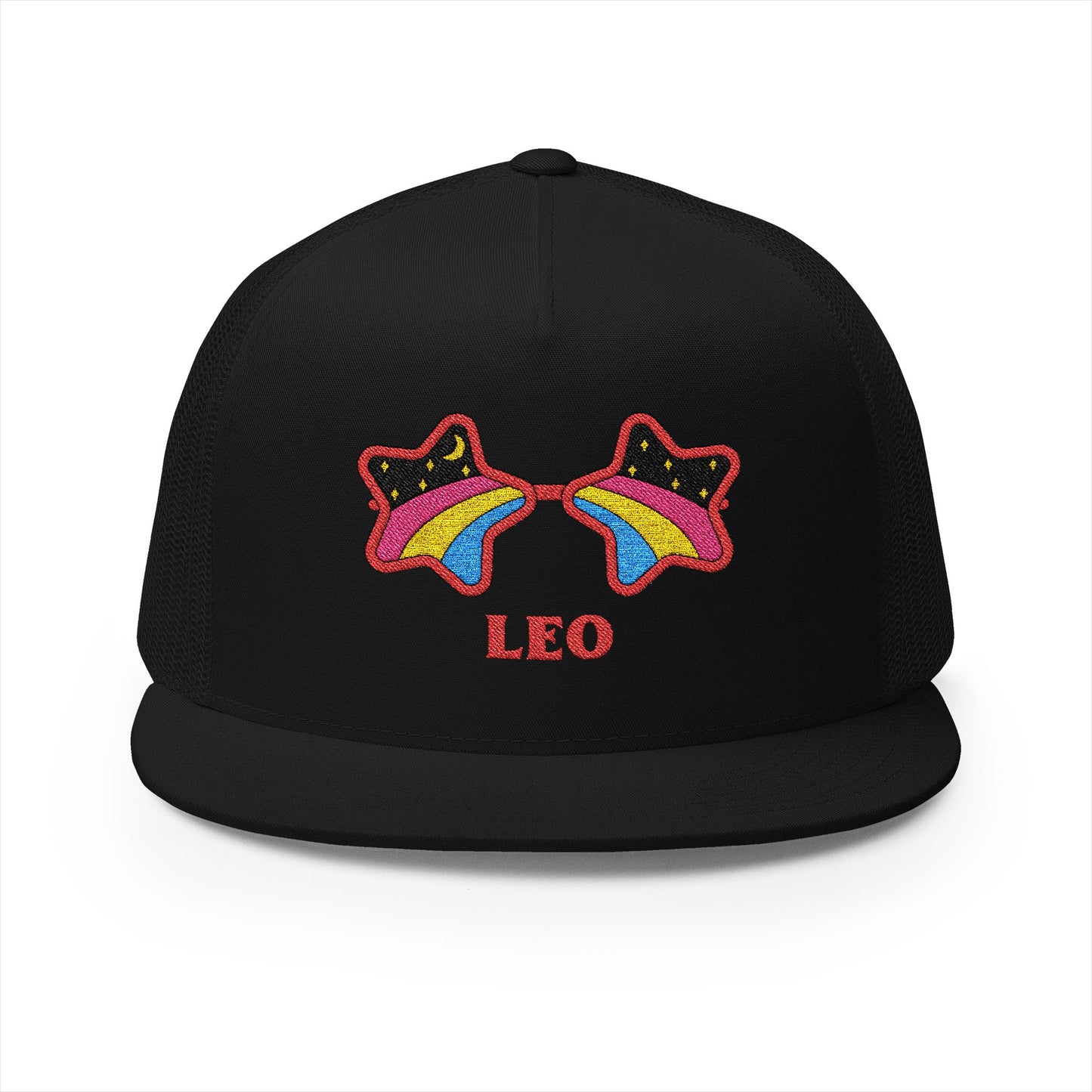 Retro Zodiac Sign Trucker Hat — Leo