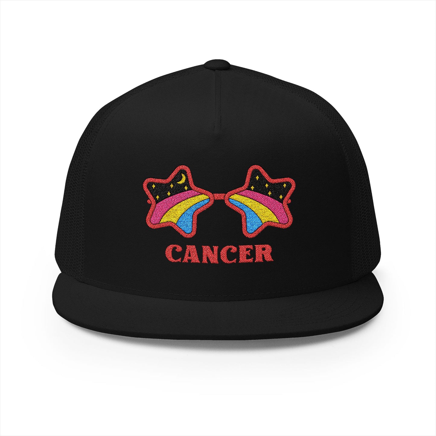 Retro Zodiac Sign Trucker Hat — Cancer