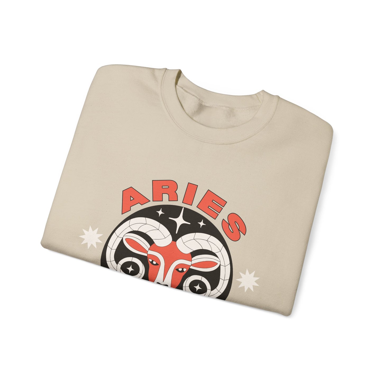 Keep It Cosmic - Retro Star Sign Astro Sweatshirt | Aries