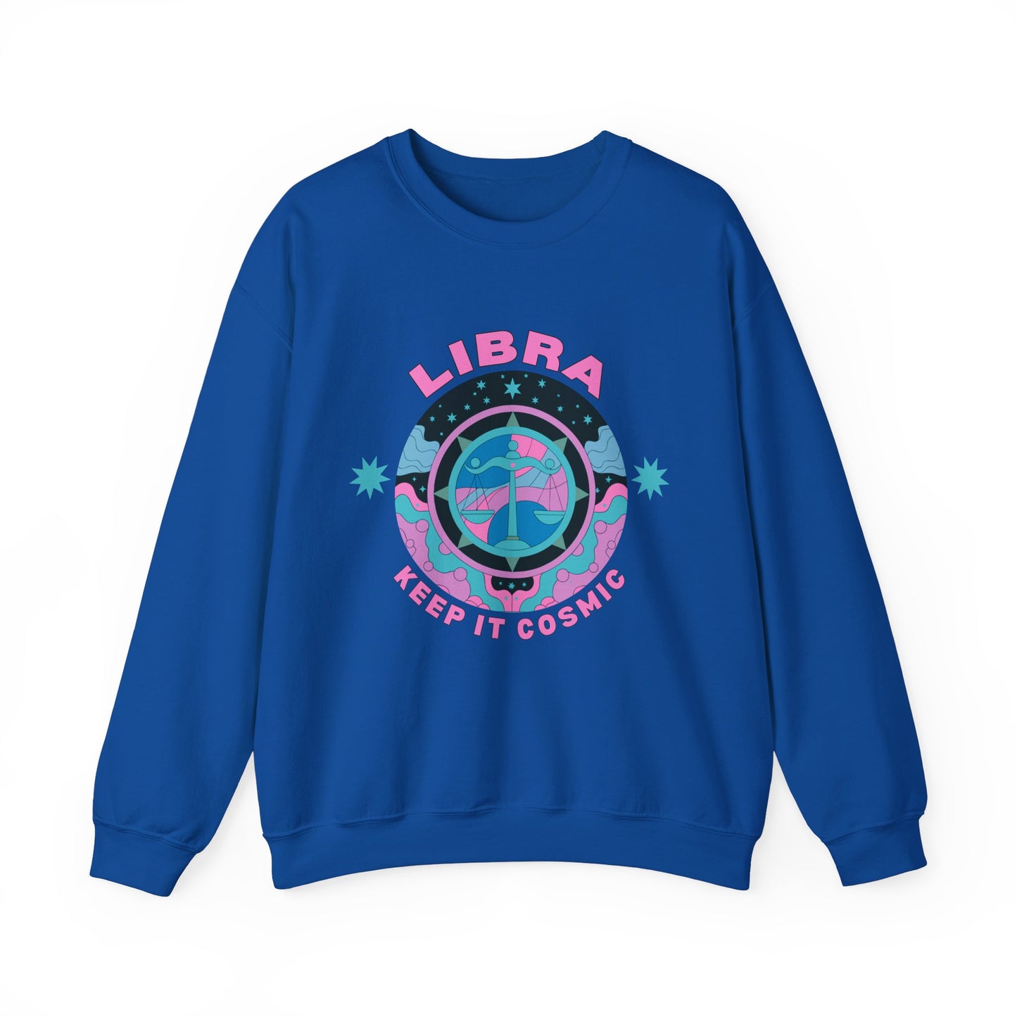 Keep It Cosmic - Retro Star Sign Astro Sweatshirt | Libra