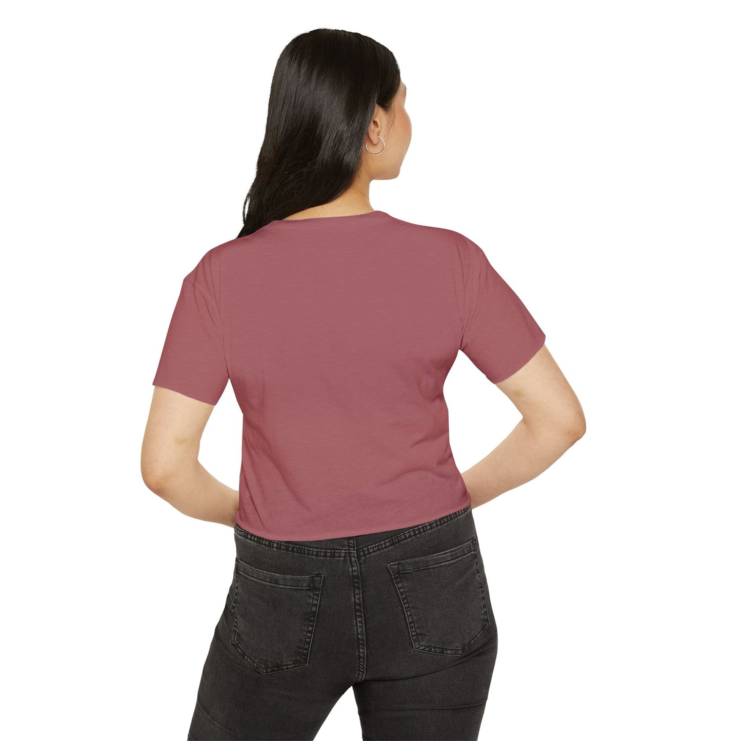 Capricorn Black Star Crop Top – Retro Zodiac Tee