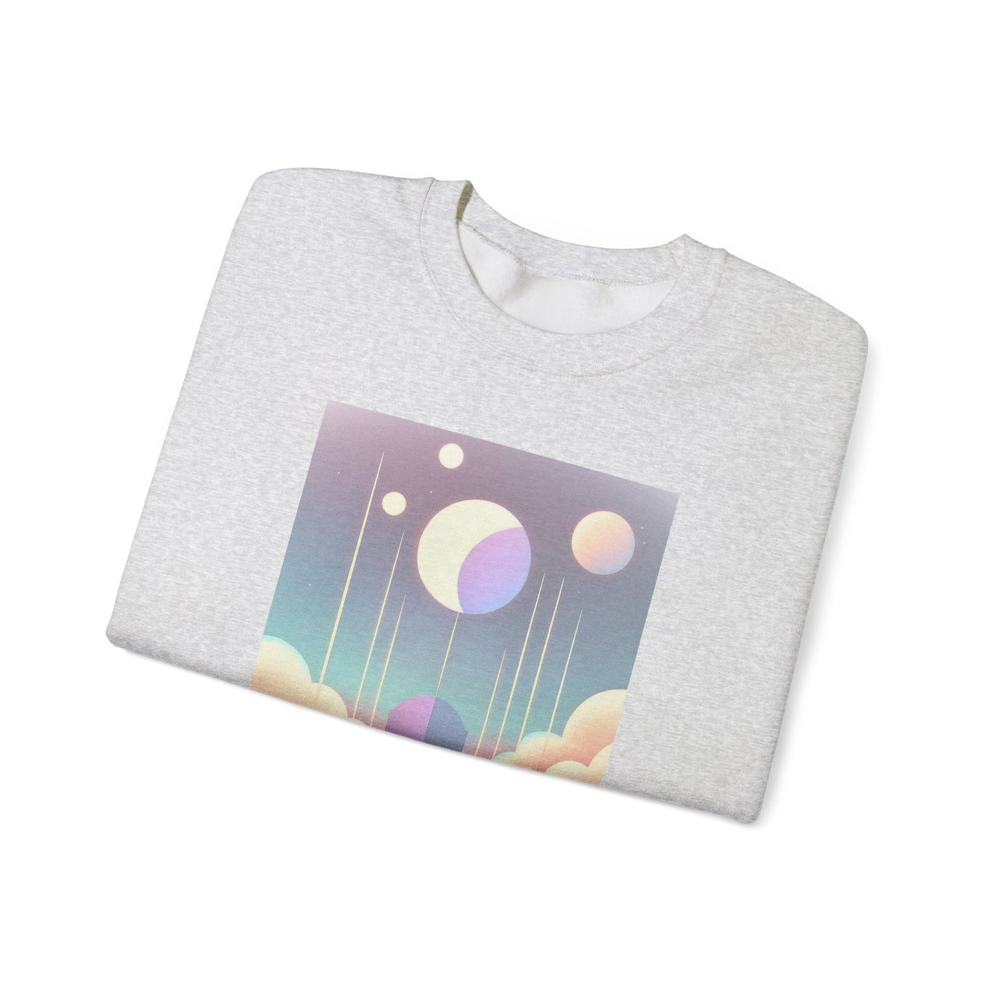 Keep It Cosmic Pastel Sweatshirt – Retro Celestial Aesthetic Crewneck