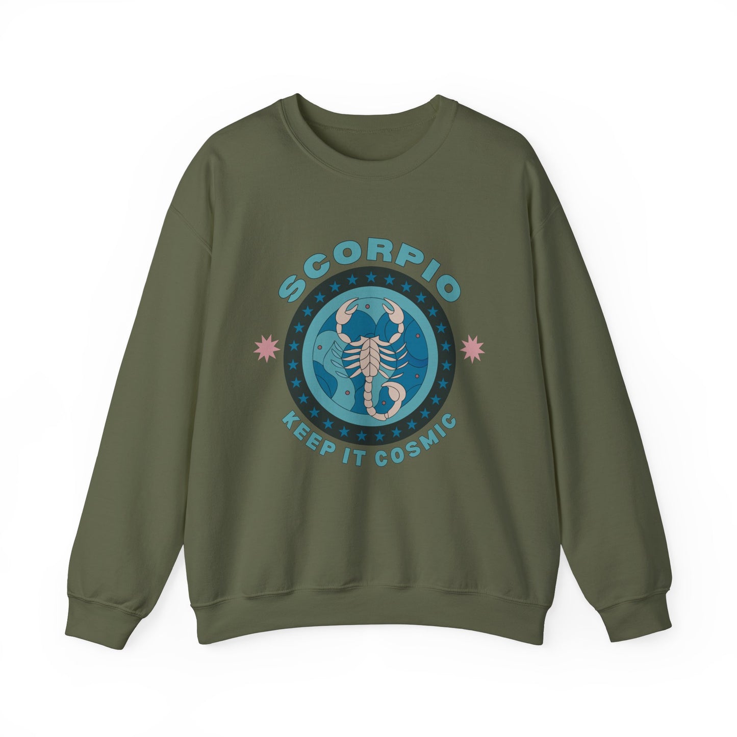 Keep It Cosmic - Retro Star Sign Astro Sweatshirt | Scorpio