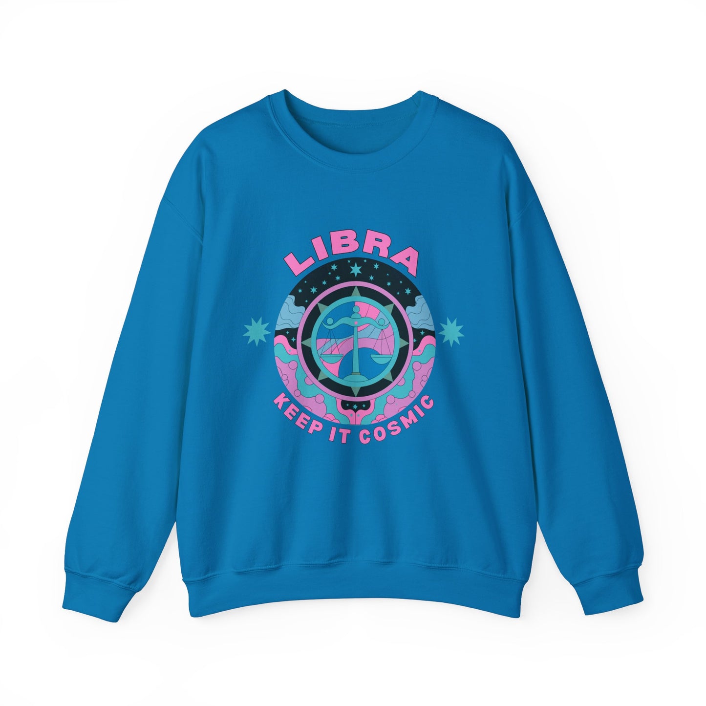 Keep It Cosmic - Retro Star Sign Astro Sweatshirt | Libra