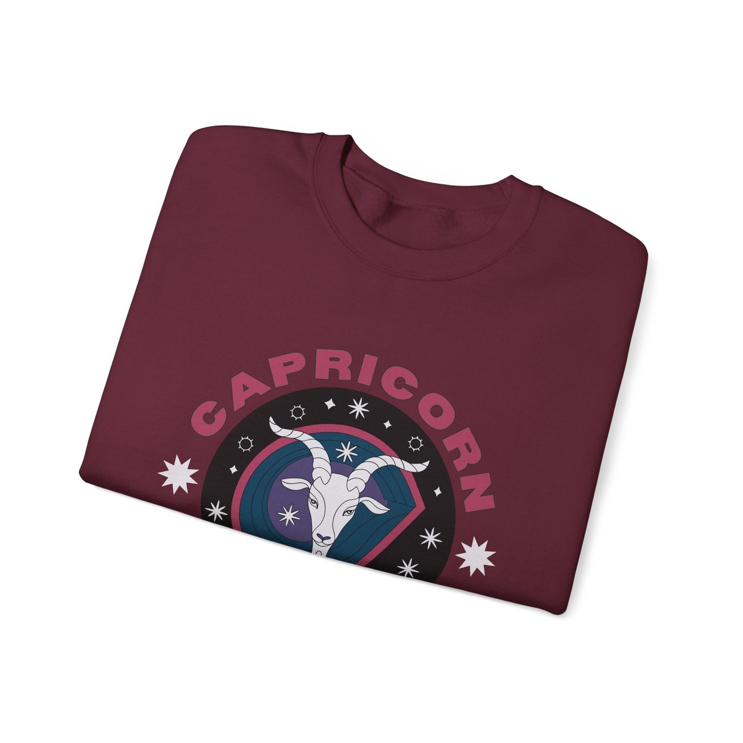 Keep It Cosmic - Retro Star Sign Astro Sweatshirt | Capricorn
