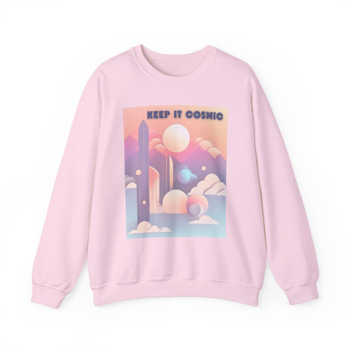 Pastel Cosmos Celestial Aesthetic Sweatshirt – Keep It Cosmic Crewneck